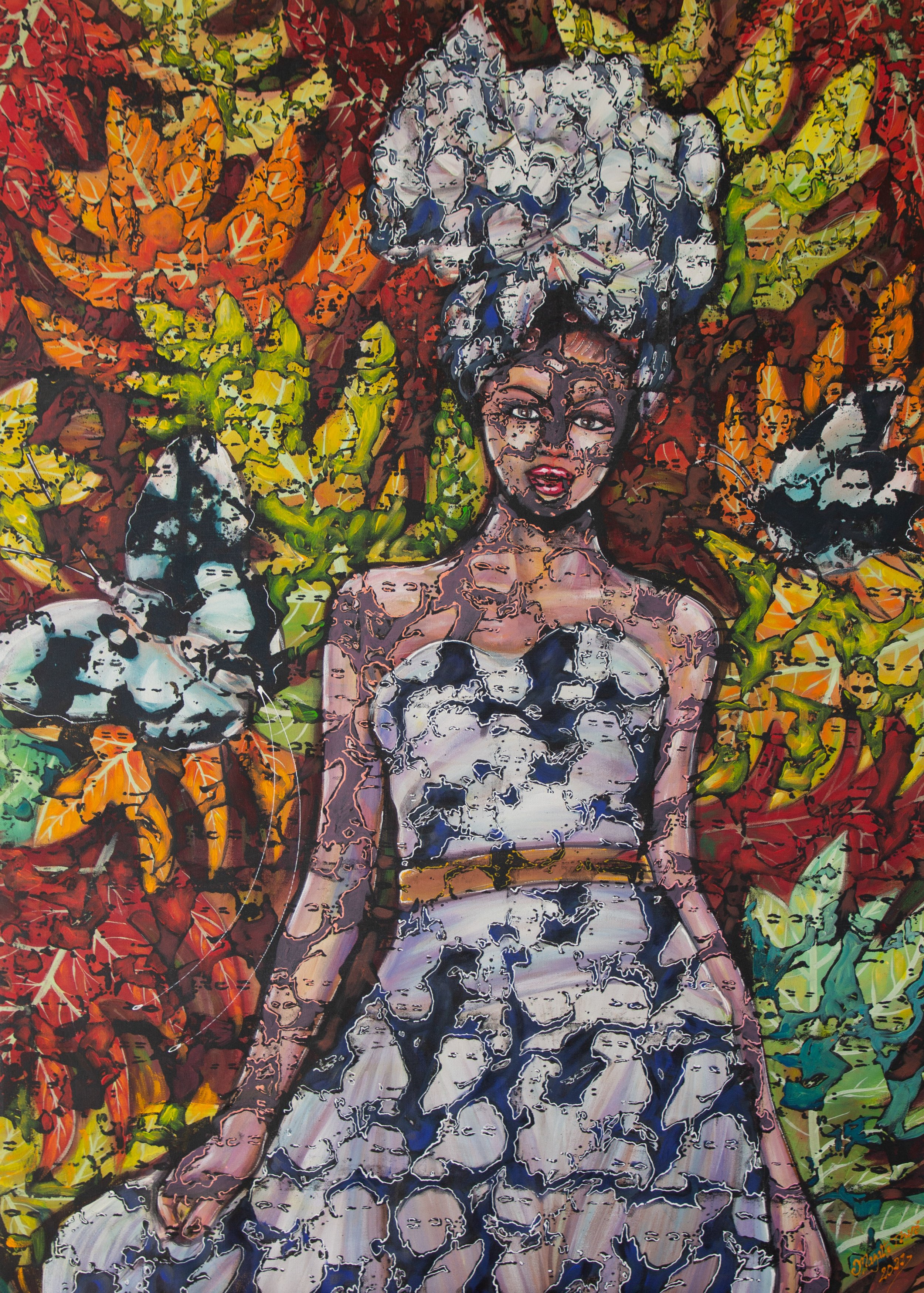 27A Magatte Toure, Flower Woman