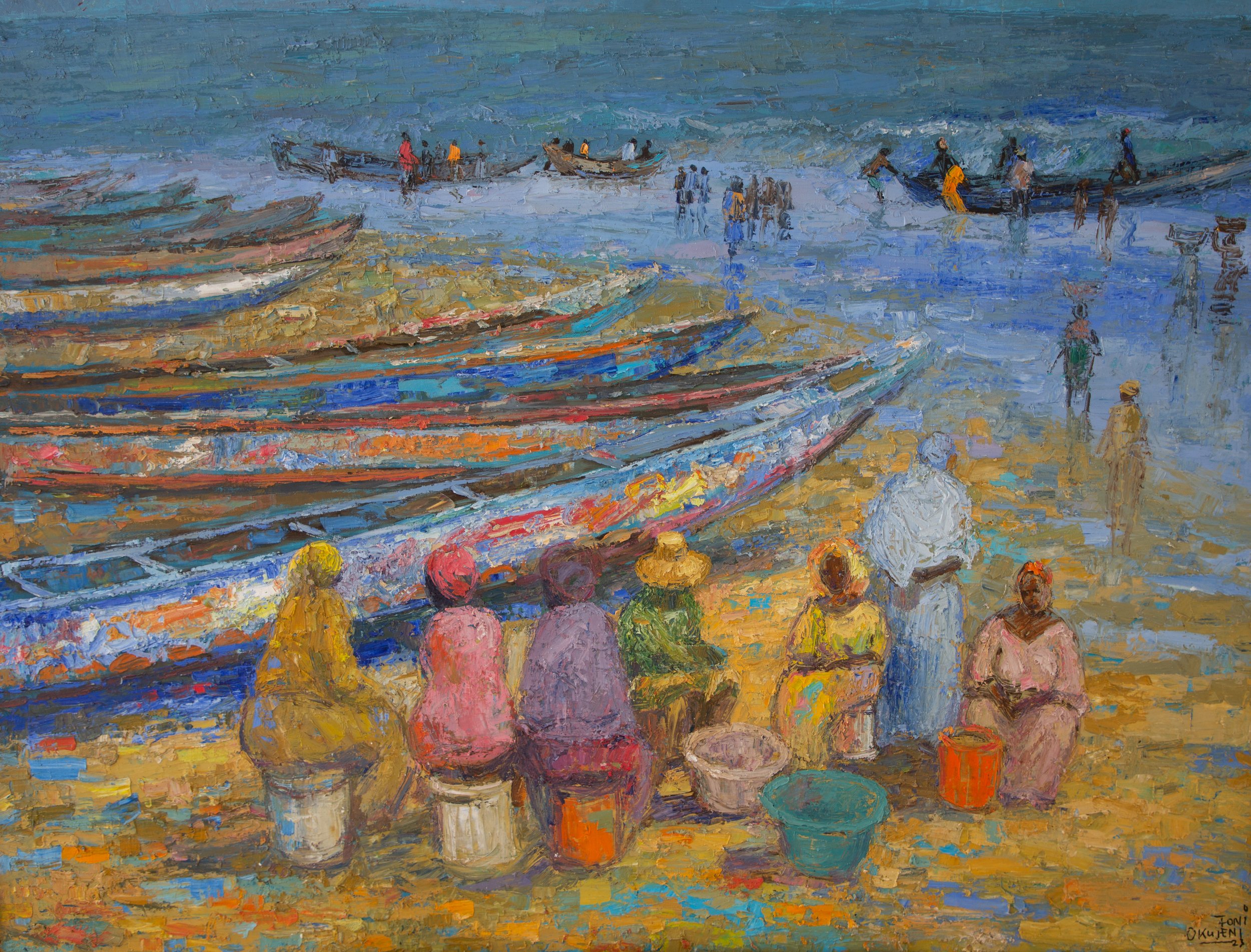 42A Toni Okujeni, Retour de pêche