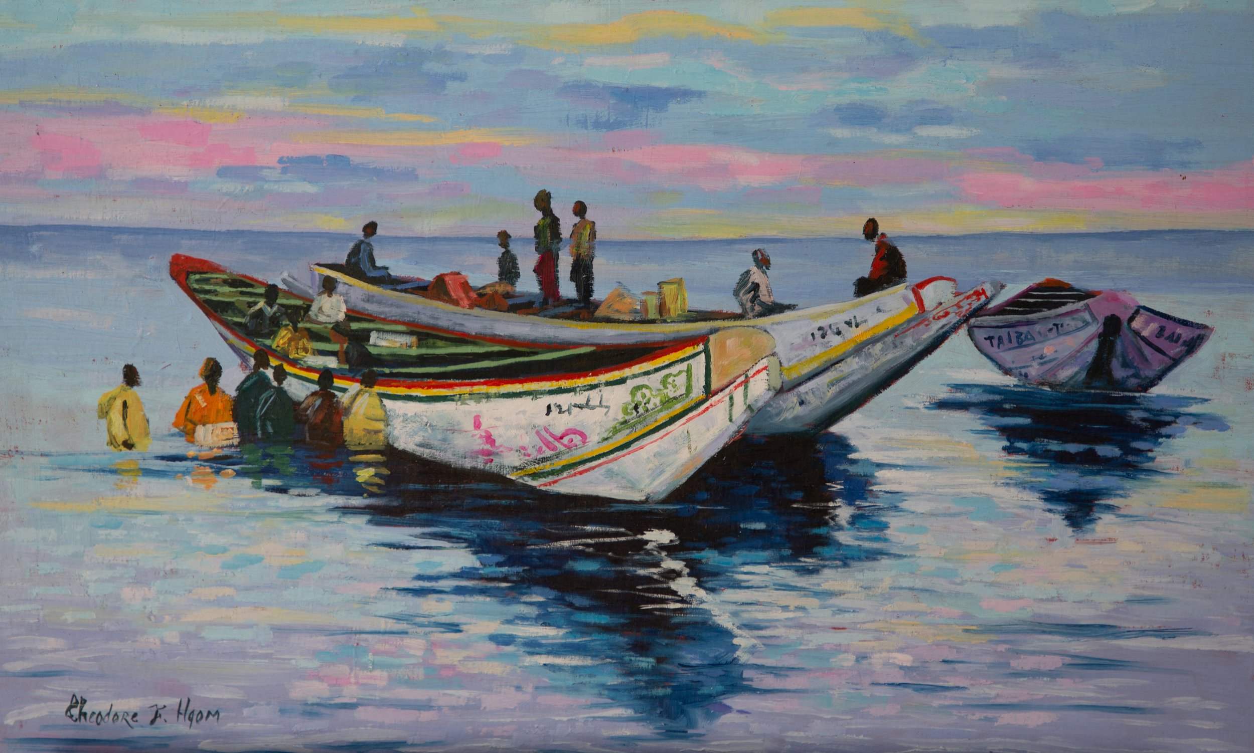 41B Theo Ngom, Débarquement