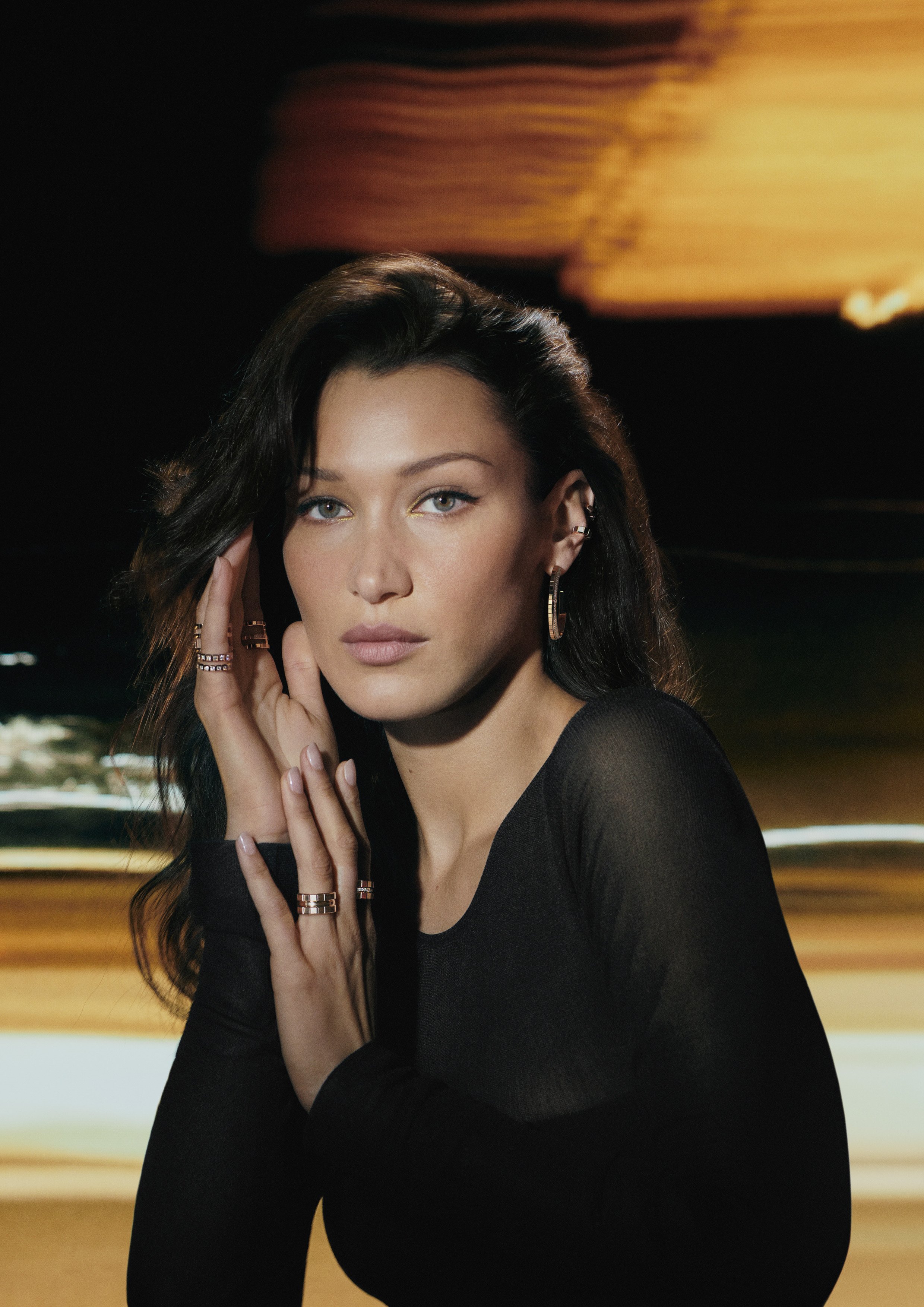 Bella Hadid Highlights Chopard’s "Ice Cube" Collection