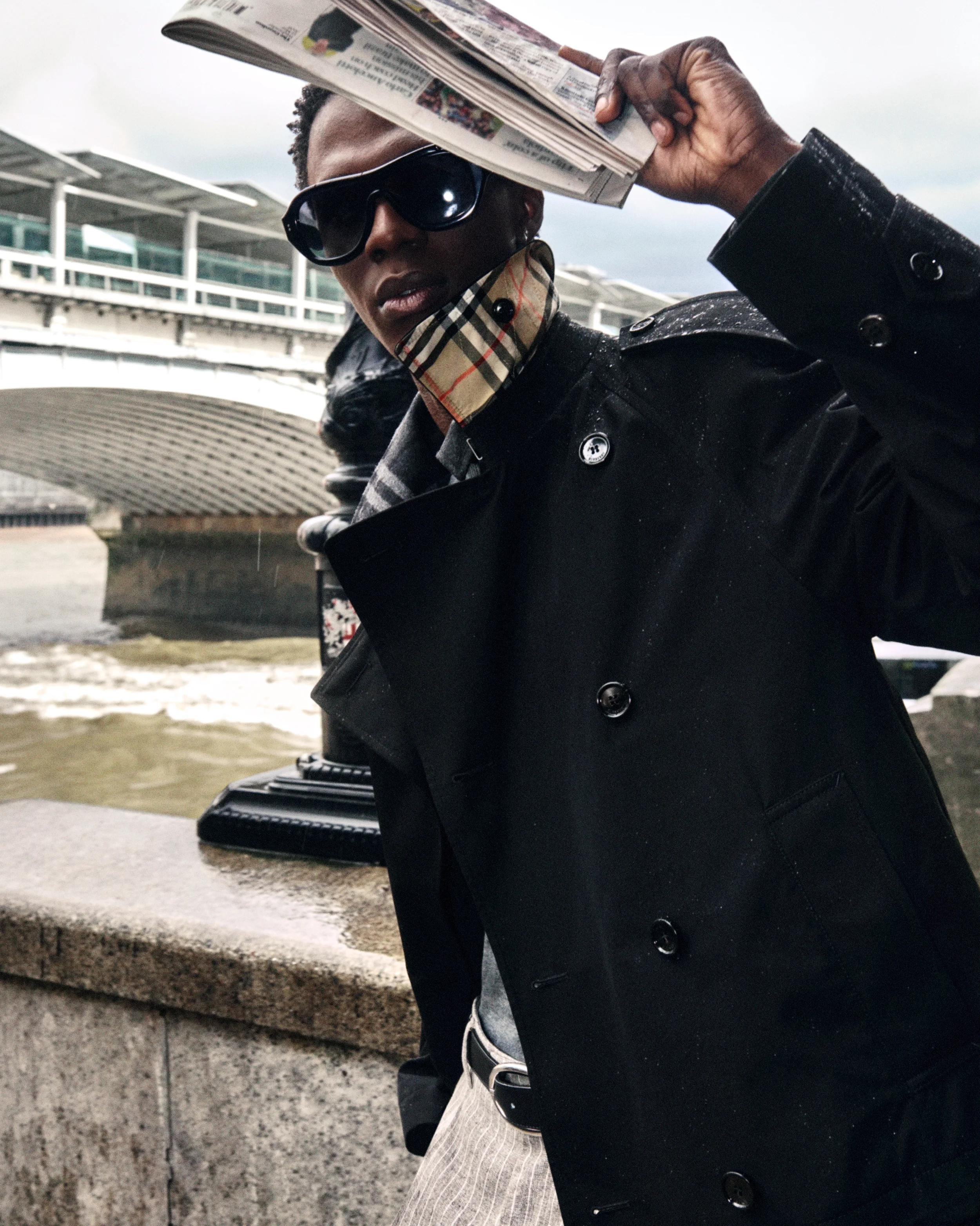 Burberry Cast a Real Tube Announcer for Its Latest Campaign