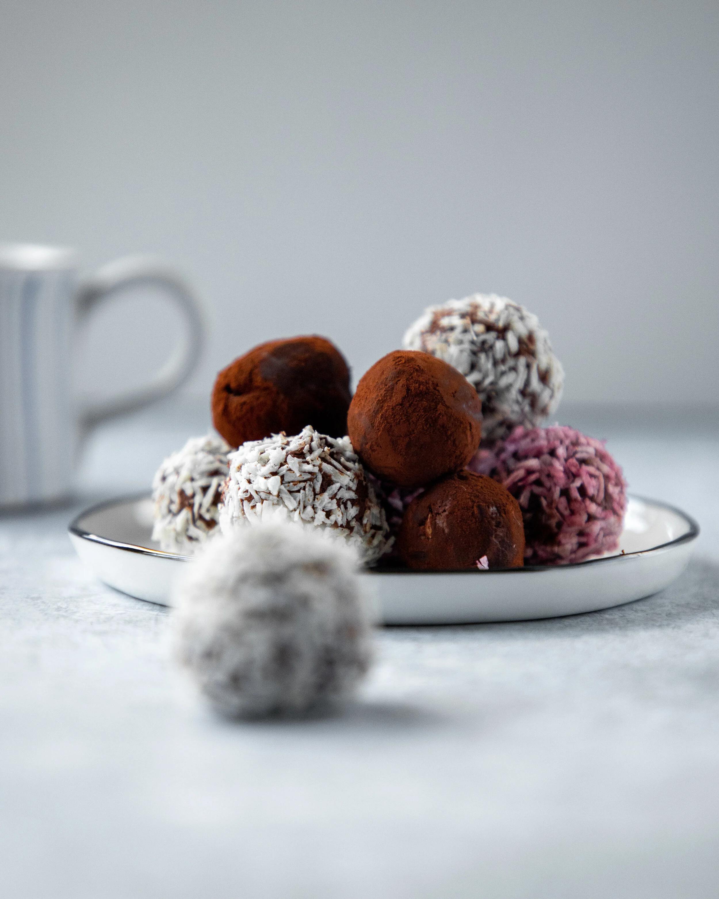 No fuss chocolate truffles