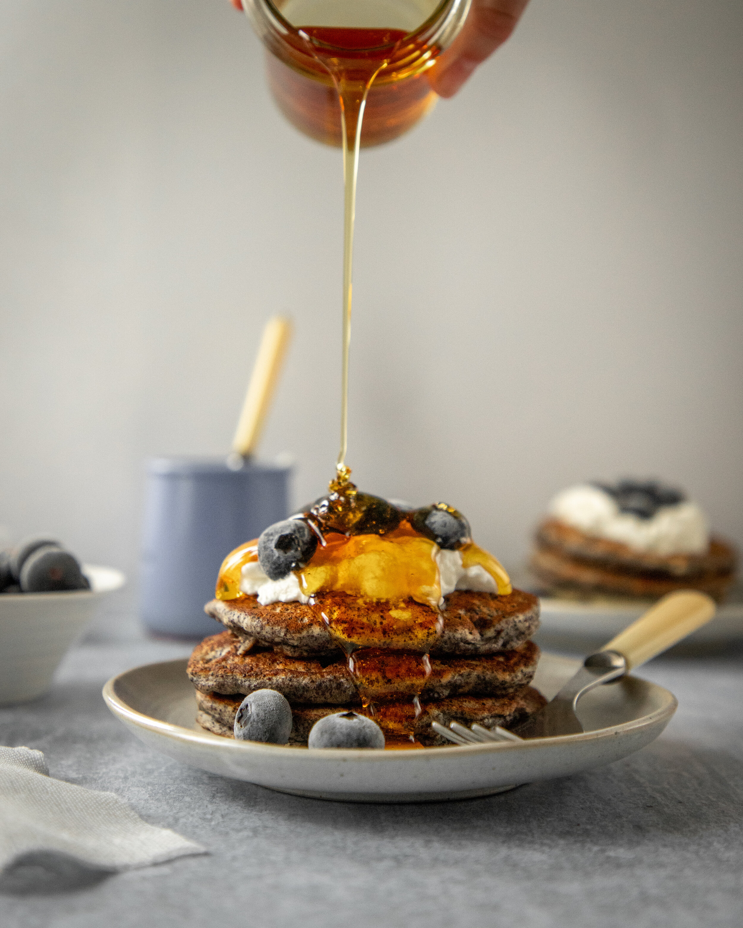 Poppy seeds pancakes