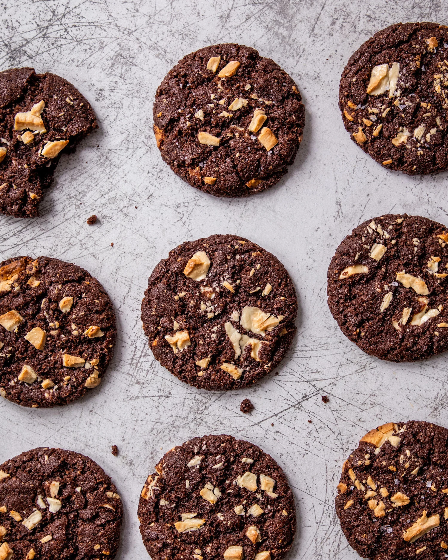 VEGAN Double Chocolate Chip Cookies