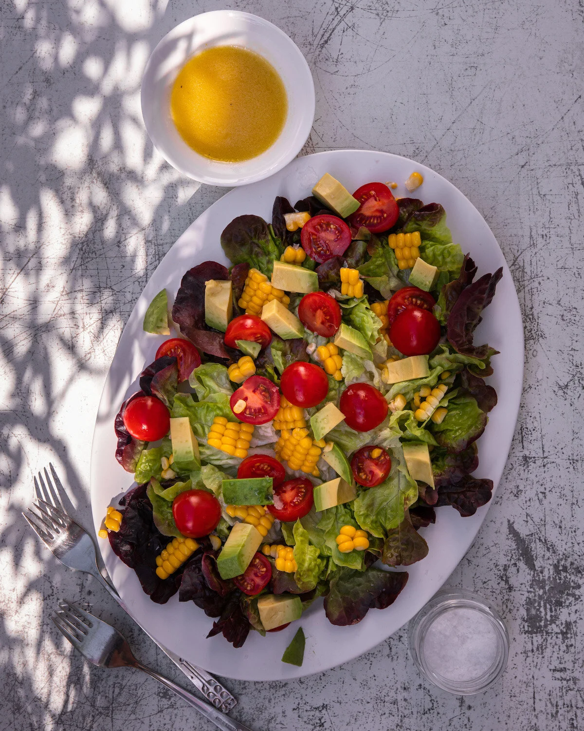 Corn, Tomato and Avocado Salad