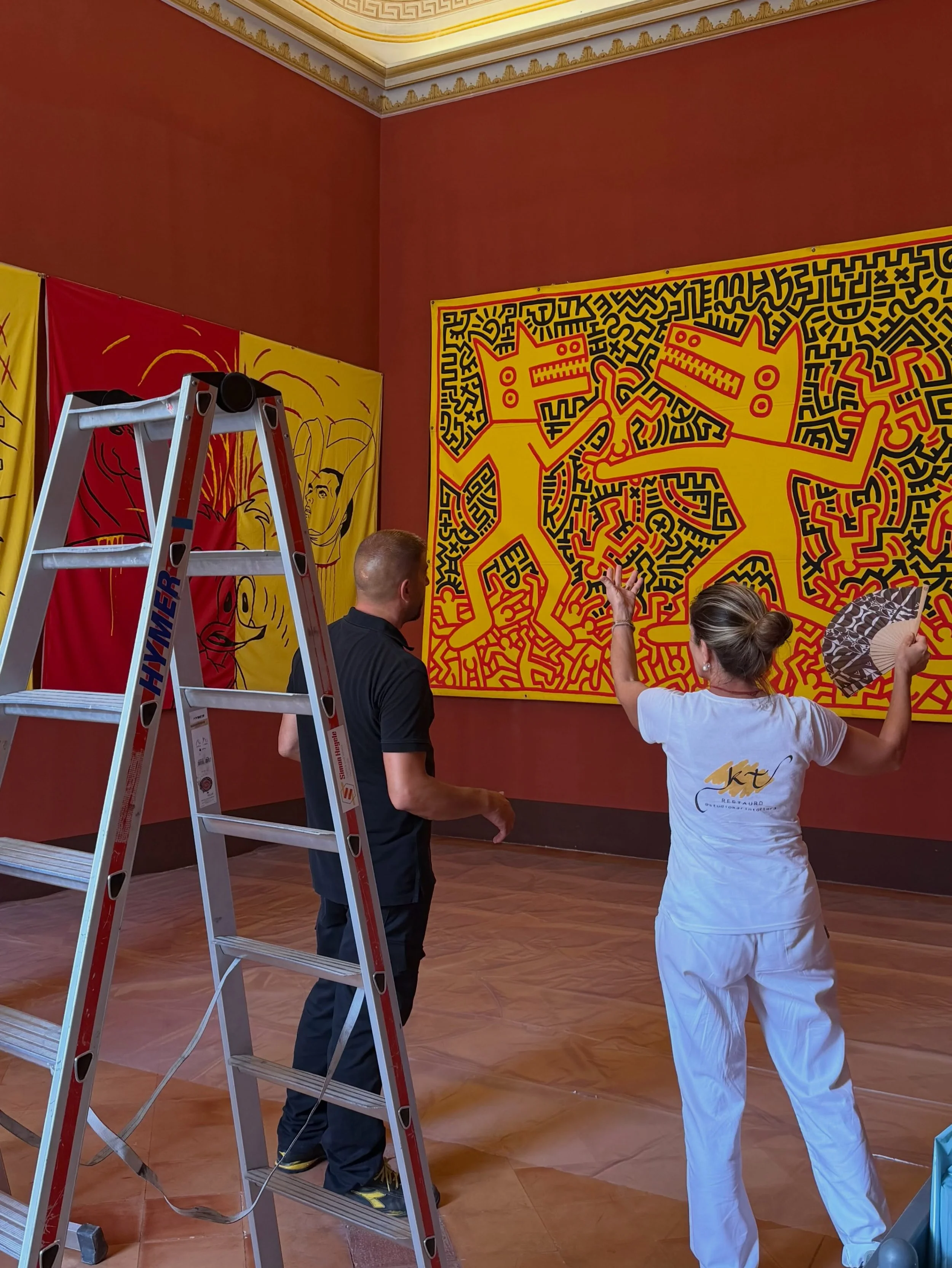 Manutenzione straordinaria e revisione conservativa dell&rsquo;opera &ldquo;Senza titolo&rdquo; di Keith Haring (1983).
In occasione dell'imminente mostra monografica dedicata all'artista, l'opera lascer&agrave; gli appartamenti Reali della Reggia di