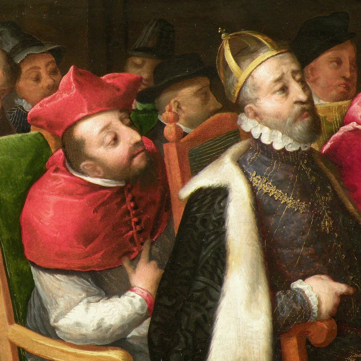 Dettagli del restauro di una predella "Predica del rosario" di Teodoro d'Errico (1578-79) dipinta ad olio su tavola

#porcinigallery
#ktrestauro
#studiokarintortora
#artrestorer
#restauro
#conservazionebeniculturali
#fineartrestoration
#art
