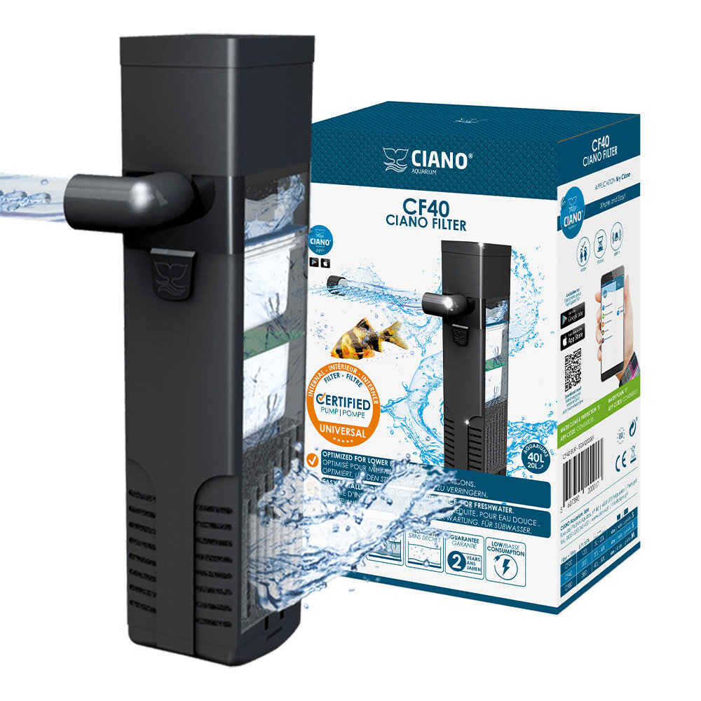 Ciano Tropical and gold fish tank filters — Clarity Aquatics