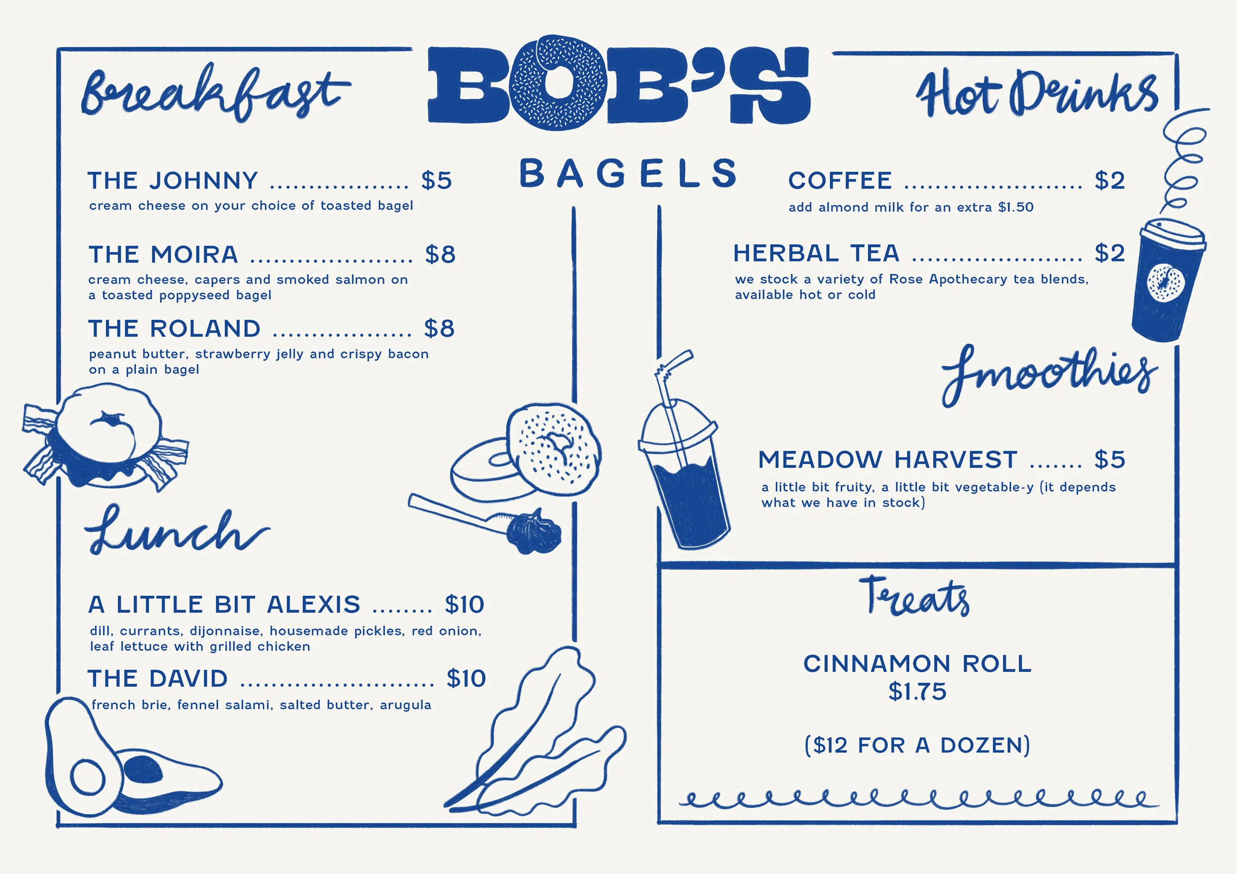 Bob’s Bagels — Branding Designer and Illustrator