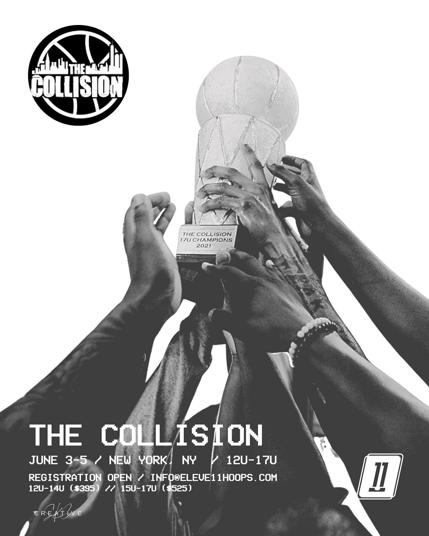 Registration for The Collision - East is now open to all 12U-17U age groups!  With the hype of last year&rsquo;s event still lingering in the air, this year&rsquo;s event is one you don&rsquo;t want to miss! Link in Bio! 

Please direct all inquiries