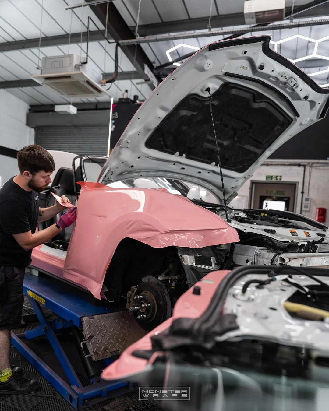 Mazda MX-5 MK4 full colour change vinyl wrap Teckwrap Gloss Chelsea Rose
