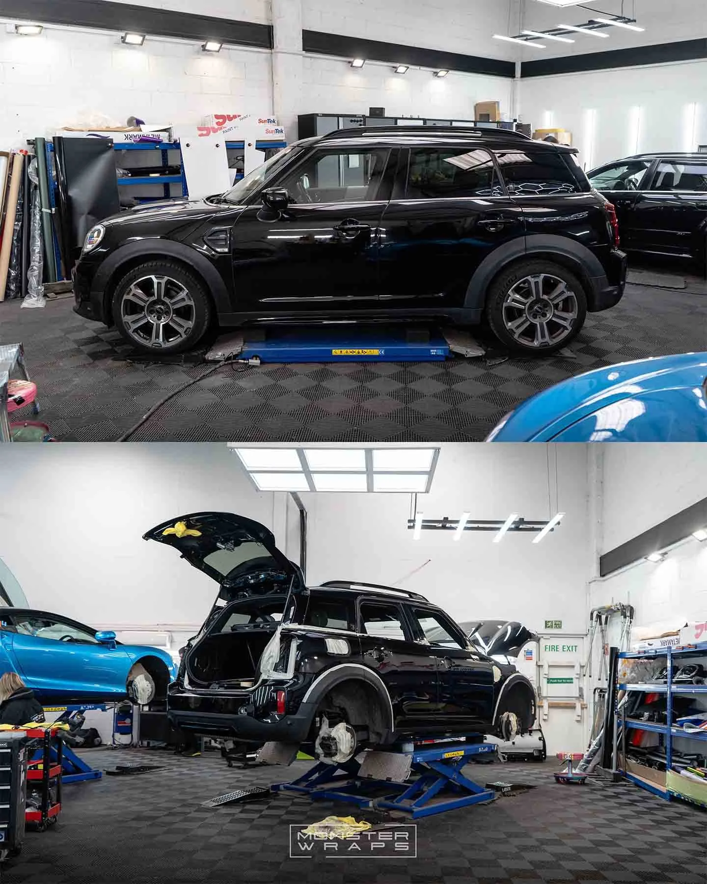 Mini Countryman F60 - Pastel Pink Gloss + Baby Pink Colour Matched Calipers - 18.jpg