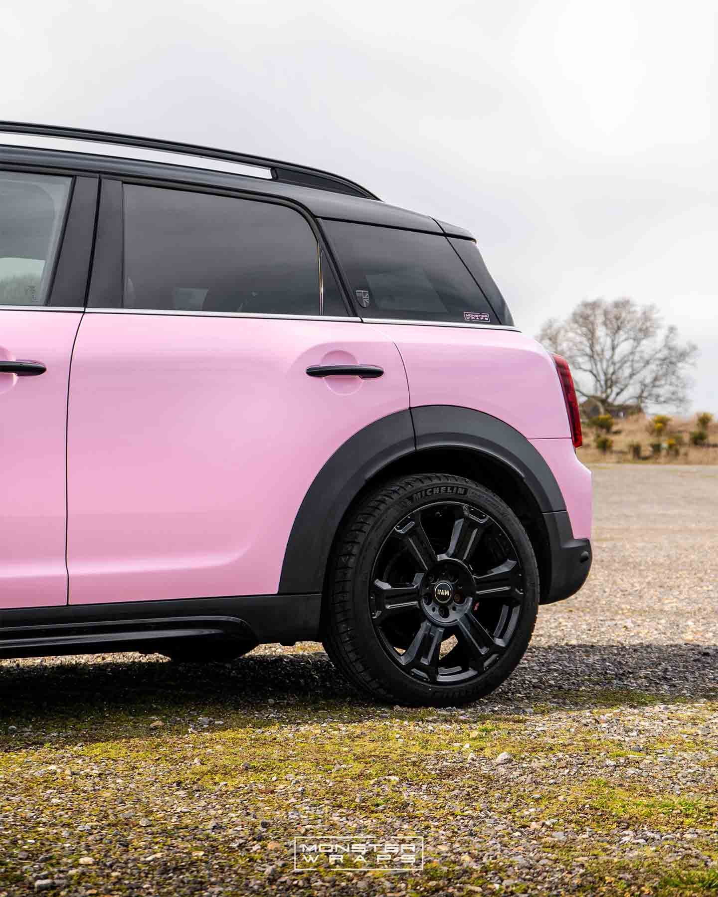 Mini Countryman F60 - Pastel Pink Gloss + Baby Pink Colour Matched Calipers - 7.jpg