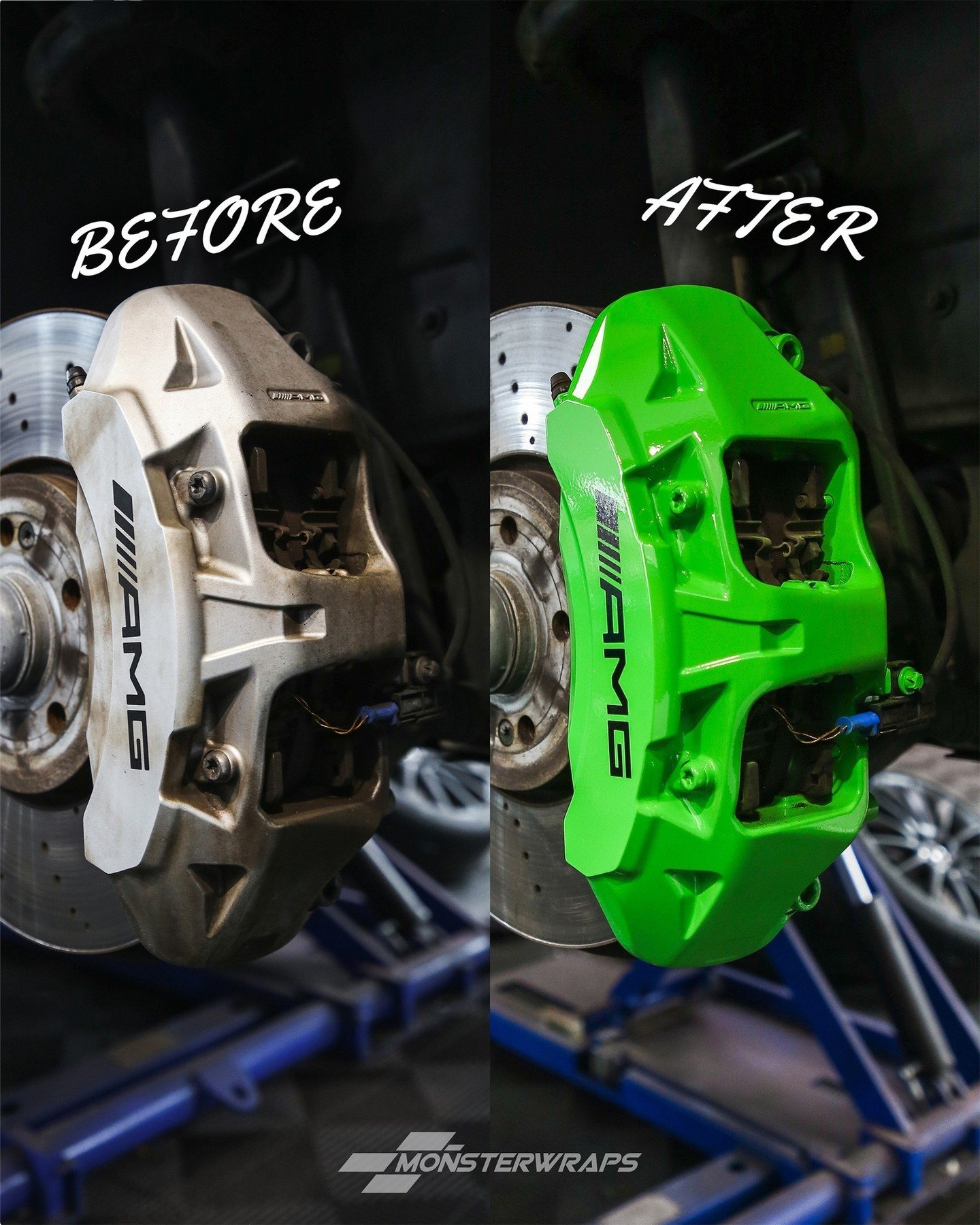 Mercedes AMG A35 x Gloss Alien Green⁠
⁠
⁠
⁠⬇️⬇️ Why have your calipers painted by us ⬇️⬇️⁠
⁠
⁠
😱 SUPER glossy, HIGH quality and ULTRA durable!⁠
⁠
⚠️ Gloss, Metallic, MATTE + FLUORESCENT finishes available to choose from! ⁠
⁠
2️⃣ Completed over 2 day