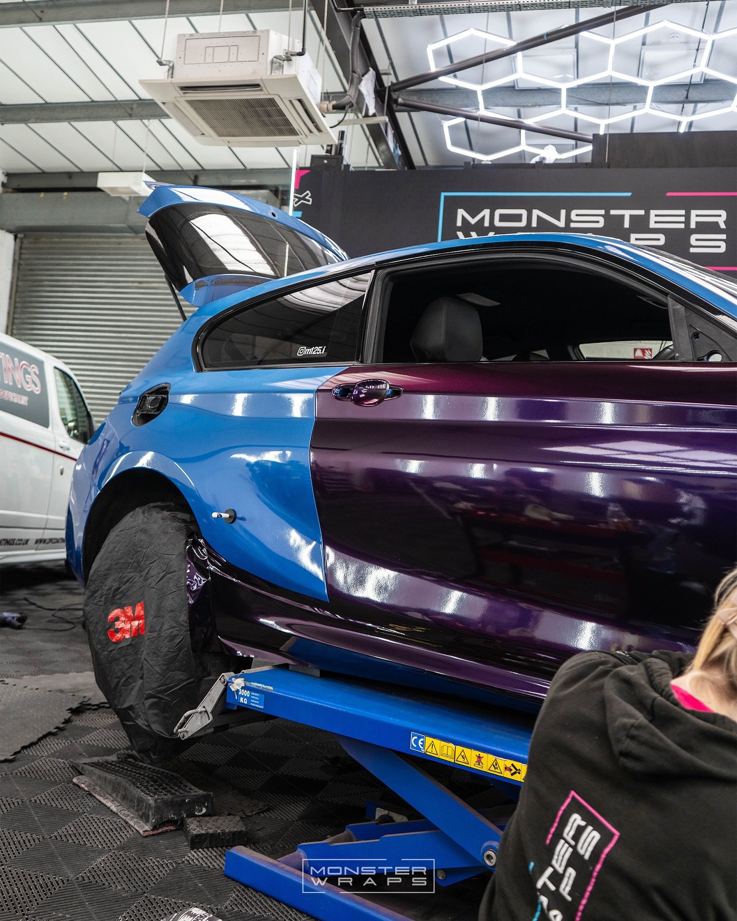 This BMW 125i F20 just got SERIOUS! 😈🧞🖤 We wrapped it in KPMF Hypnotic Black Violet for that ultra-slick finish &mdash; and yes, it looks just as good in person as it does on camera 👀✨

We left part of the bonnet exposed to show off that beautifu