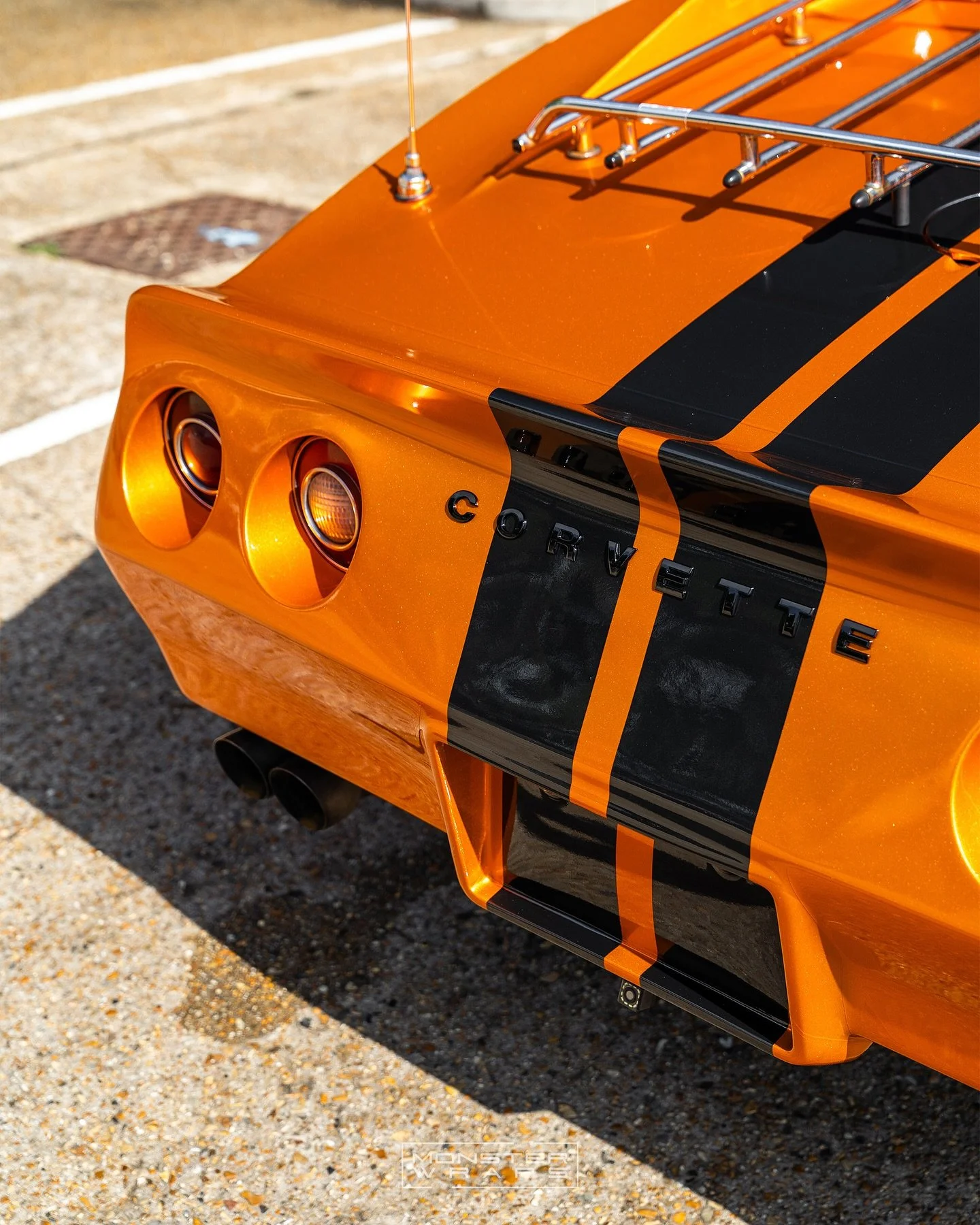 What a looker this Corvette C3 Stingray has turned into be! 🥵🔥 &amp; the way the sun hits it! Just WOW 🤯 Its really has given this Stingray the justice it deserves 🧡✨ Wrapped using @orafolvehiclewraps Gloss Tangerine Dream! ✨ #corvetteclub 

-
Ge