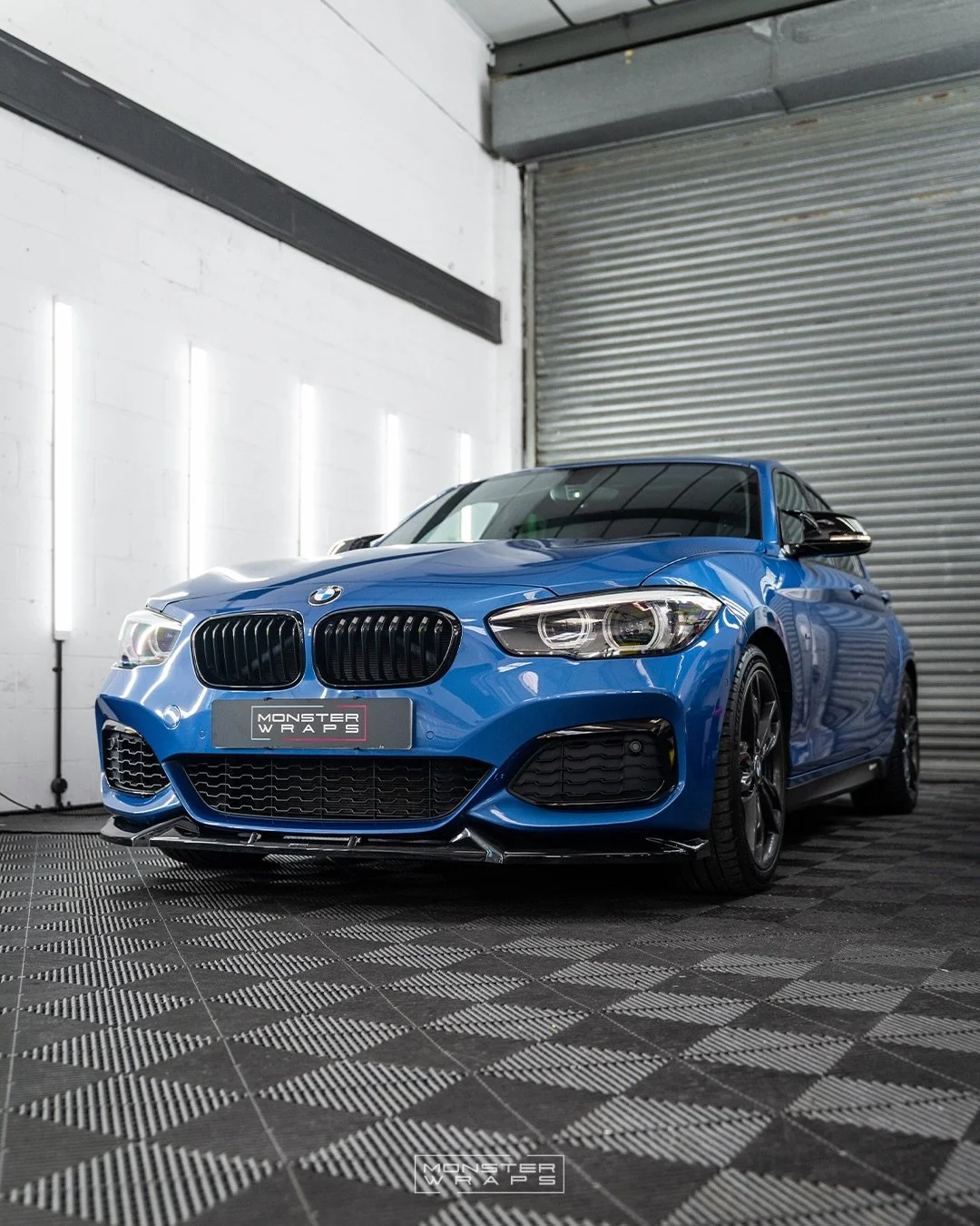 This BMW M140i recently came to our workshop, for some styling bits! 💙🖤 #mperformance

We wrapped the front bumper trims and rear badge surround in 3M Gloss Black, and fitted a set of M Performance side stripes 👊 These little changes, have really 