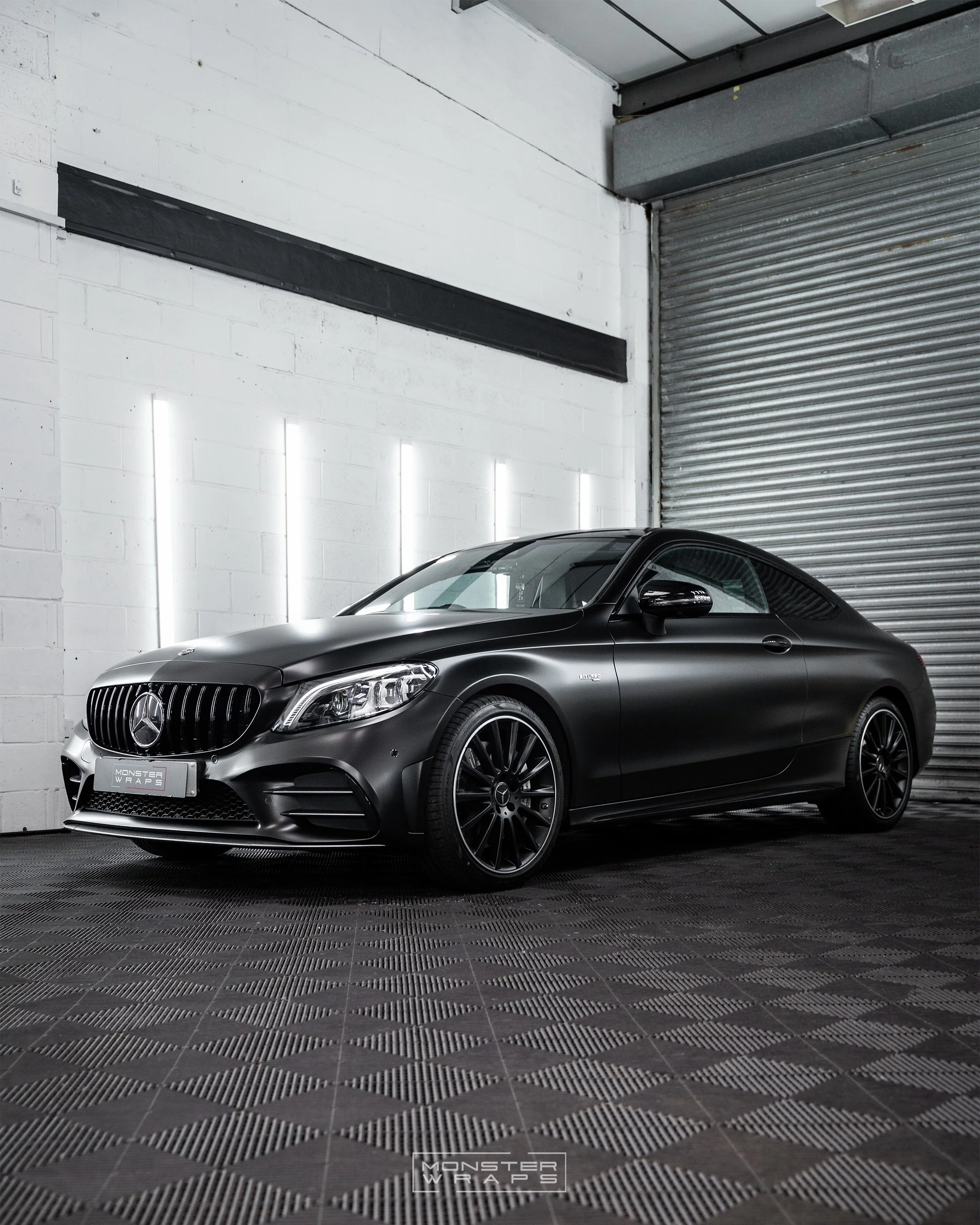 You just can&rsquo;t go wrong with some Satin Black! 💨⚫️ We gave @dan.b10 new AMG C43 Merc a full external colour change in @3mfilmsuk 2080 Satin Black 😮&zwj;💨 and we&rsquo;ll, doesn&rsquo;t it just looks the part 👊 

#amgc43 #satinblack #monster