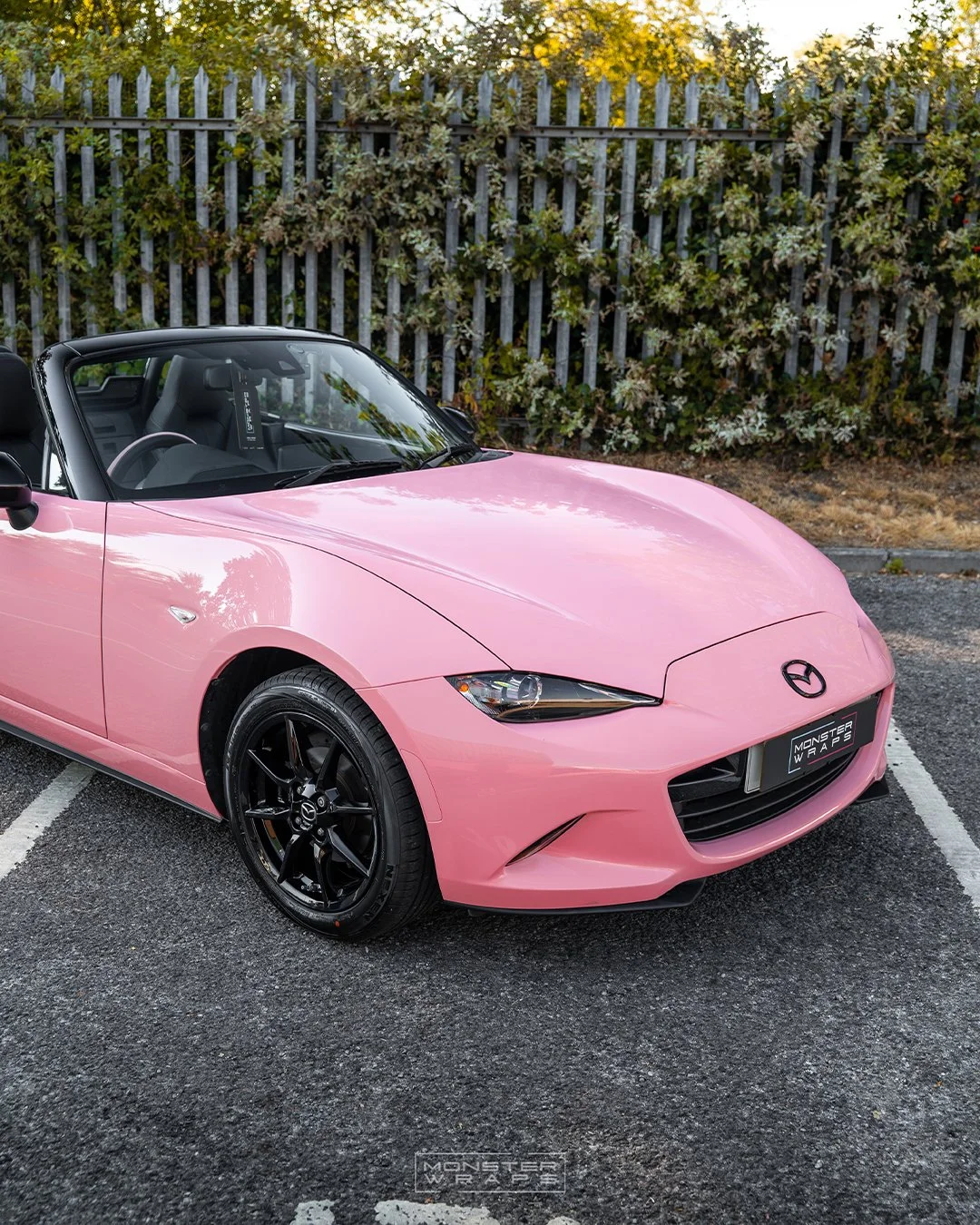 Mazda MX-5 MK4 full colour change vinyl wrap Teckwrap Gloss Chelsea Rose