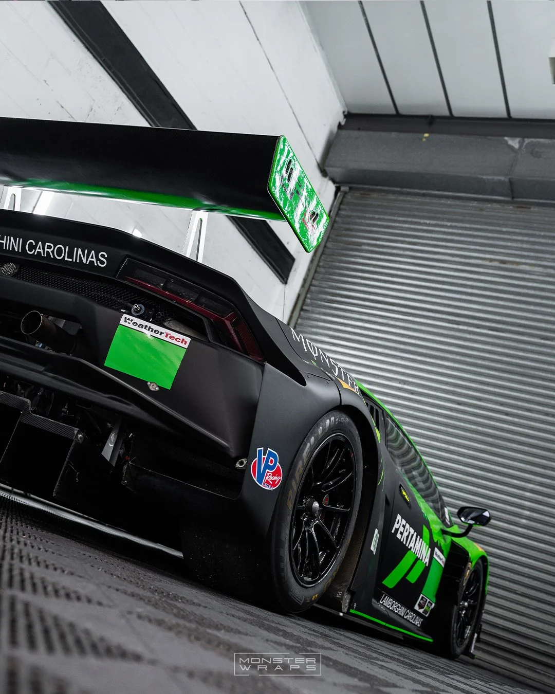 Lamborghini Huracan GT3 Pertamina racing livery wrap design