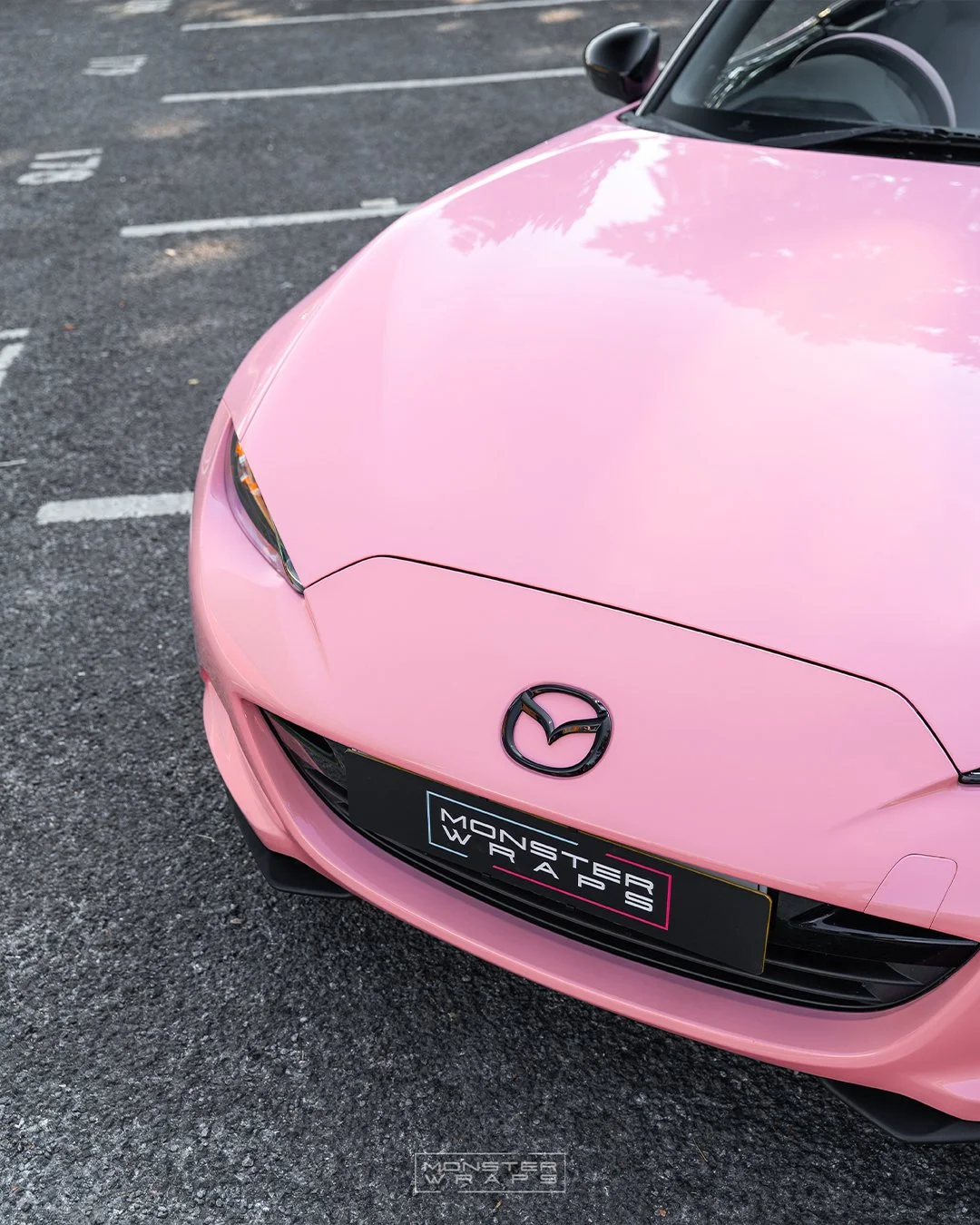 Mazda MX-5 MK4 full colour change vinyl wrap Teckwrap Gloss Chelsea Rose
