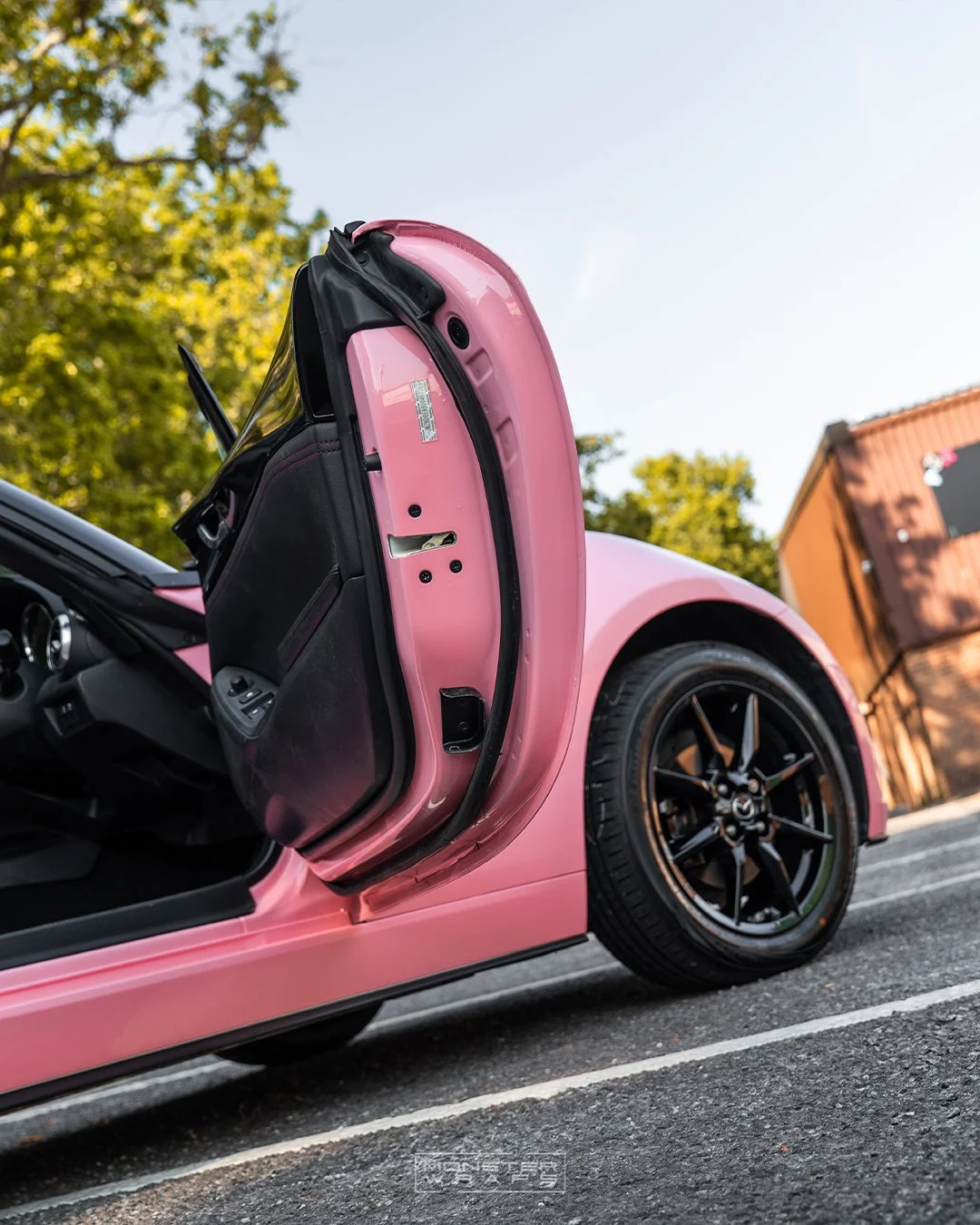 Mazda MX-5 MK4 full colour change vinyl wrap Teckwrap Gloss Chelsea Rose