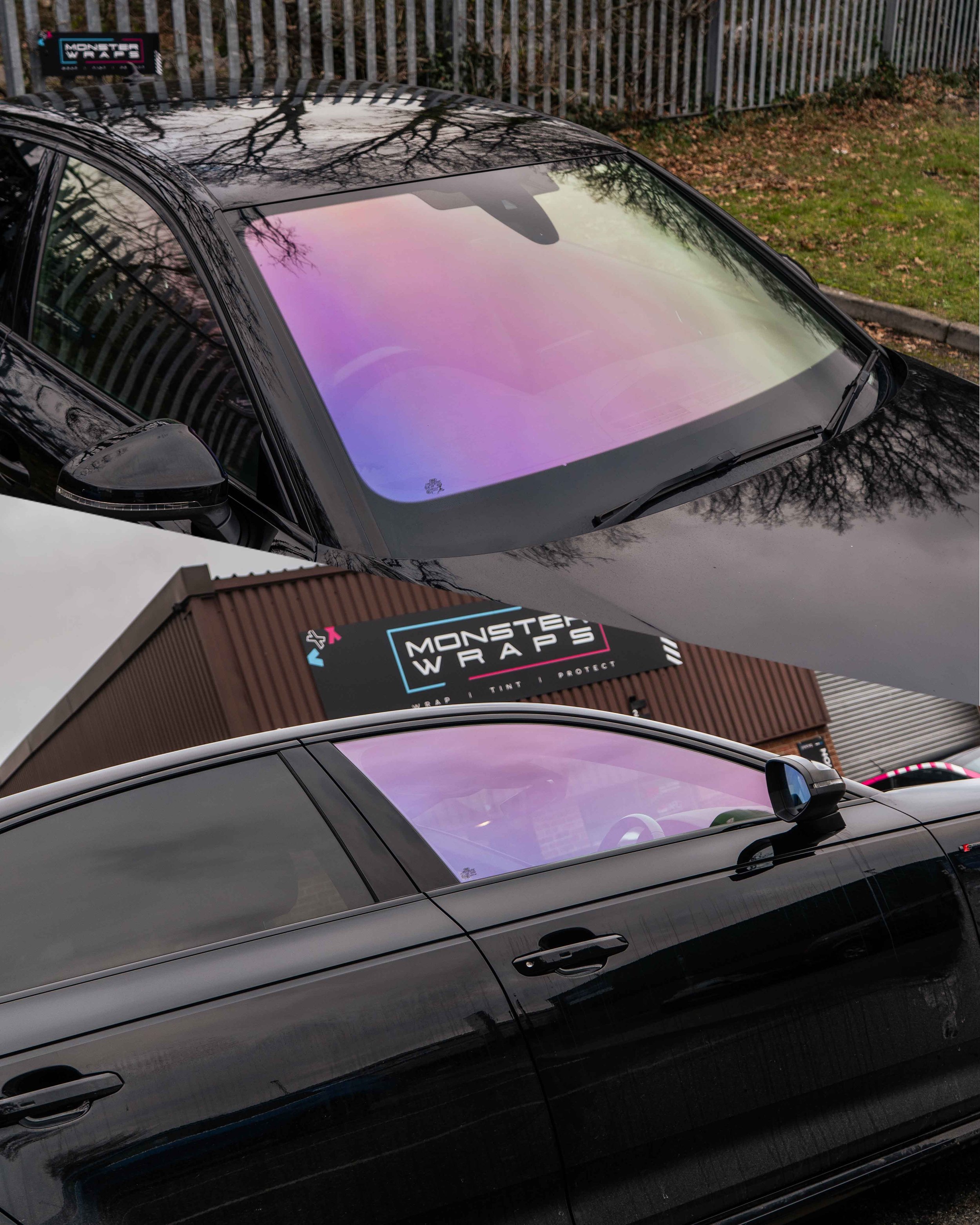 Audi A3 8V - PinkGold Chameleon Windscreen + Front Windows - 1.jpg