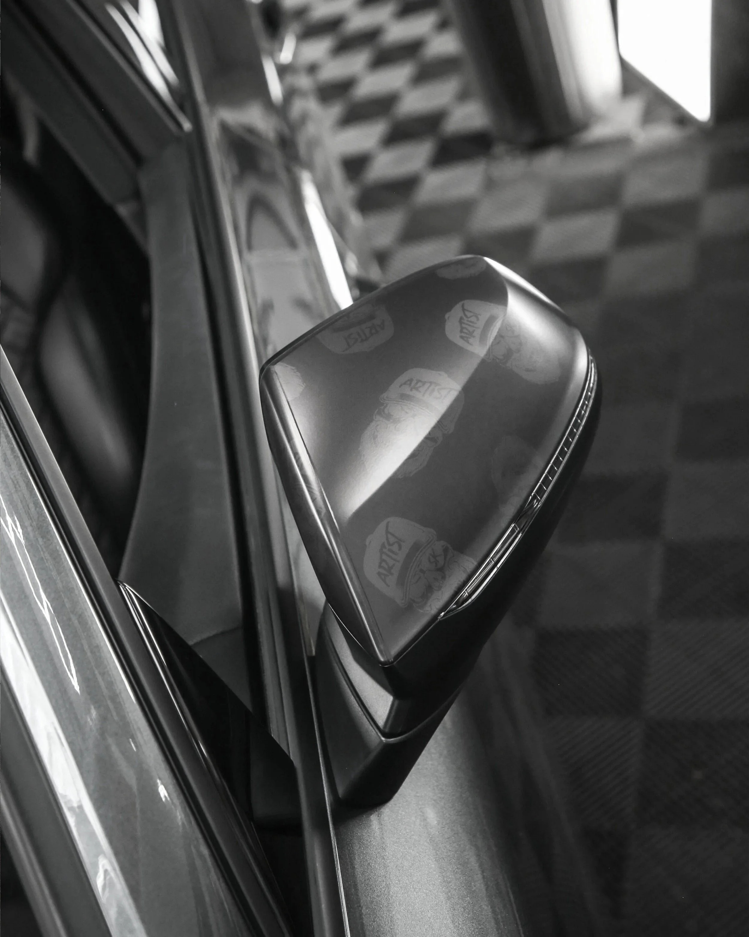 Audi Q5 SQ5 wing mirror vinyl wrap custom designed printed