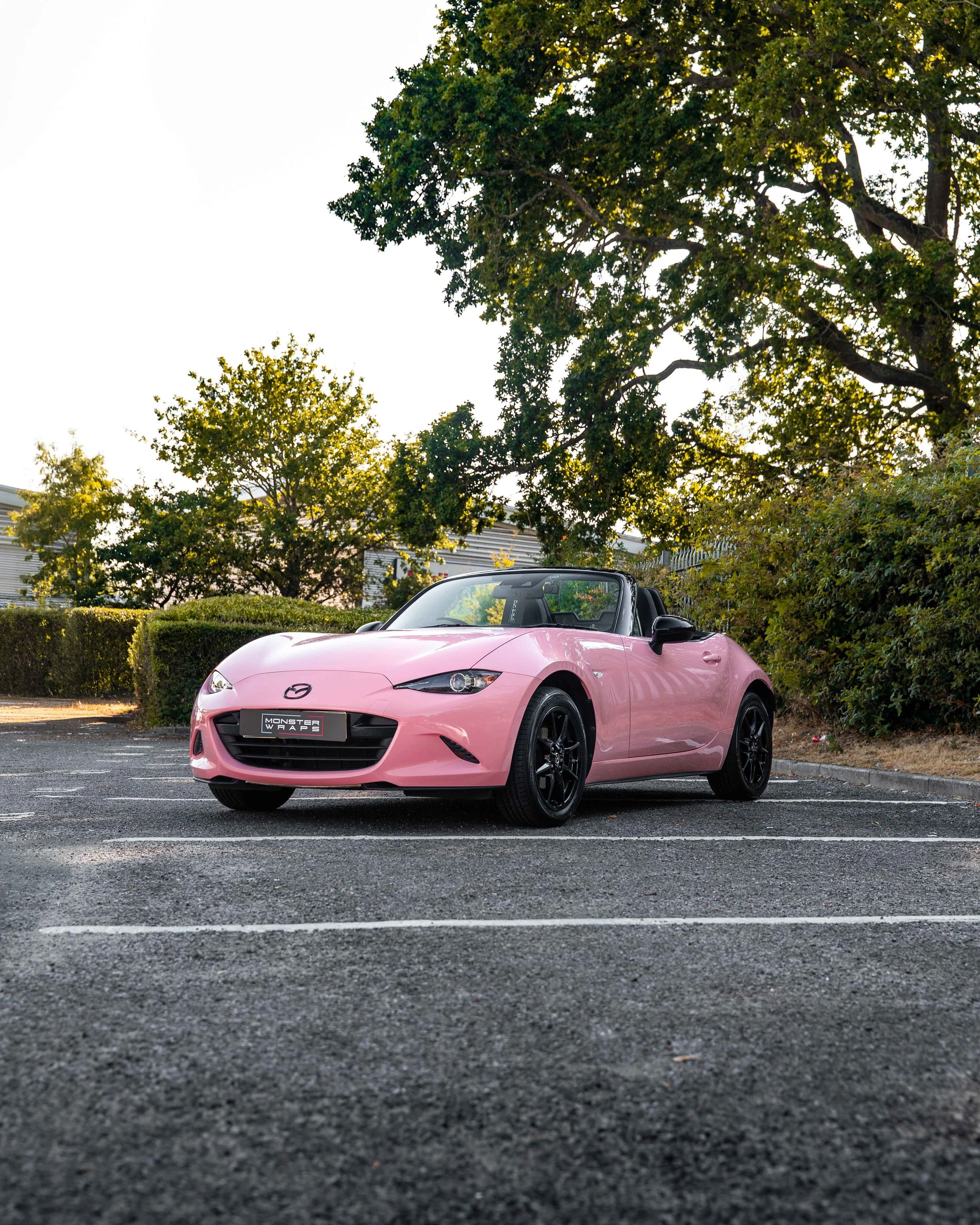 Mazda MX-5 MK4 full colour change vinyl wrap Teckwrap Gloss Chelsea Rose