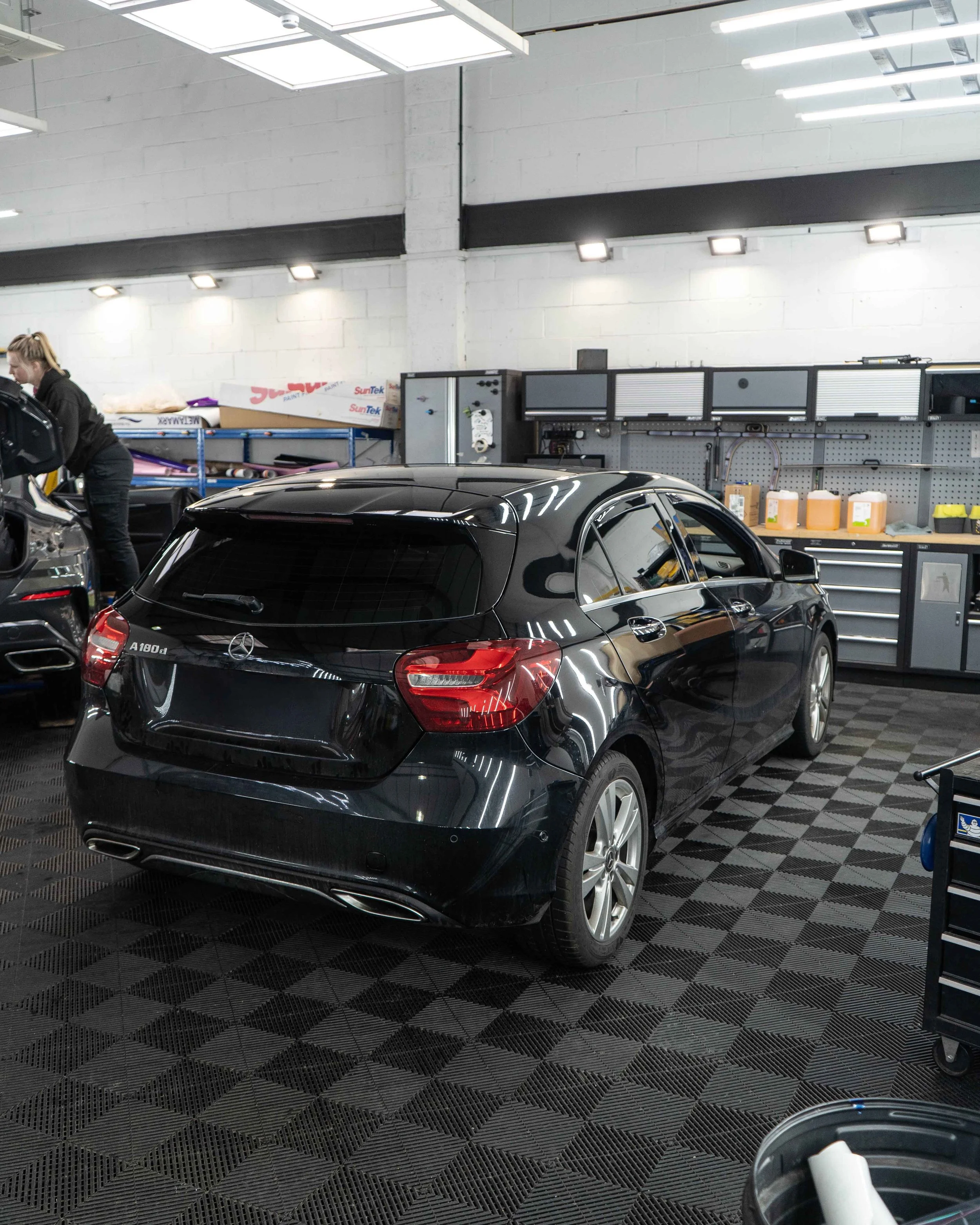 Mercedes A180d W176 - 5% Rear Window Tints - 1.jpg