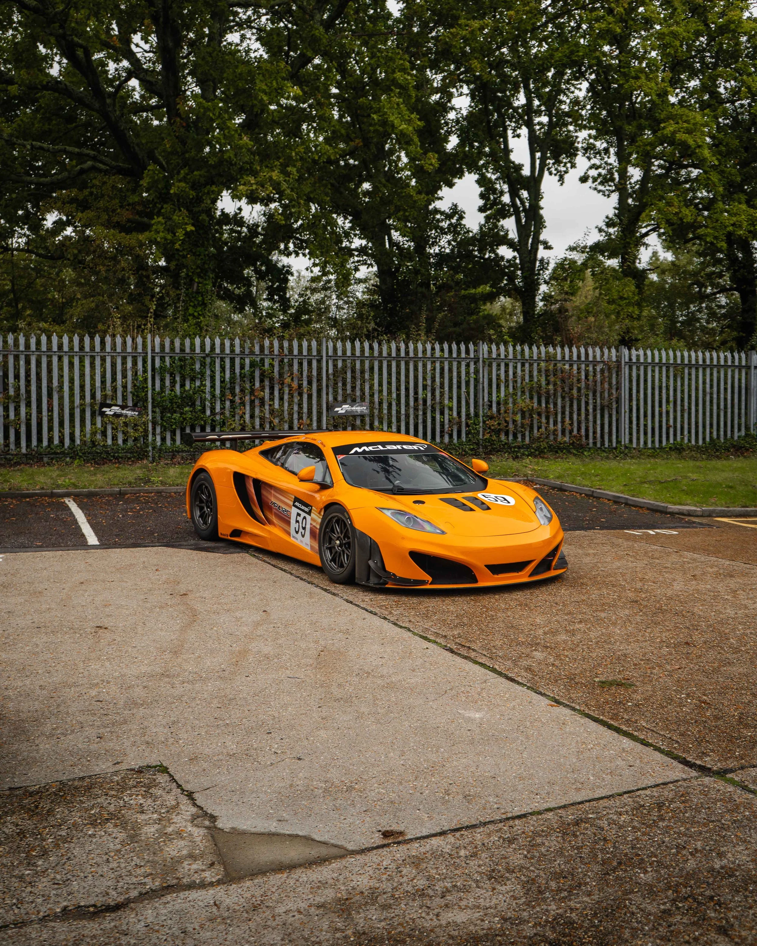 McLaren MP4-12C GT3 racing livery and front end Paint Protection