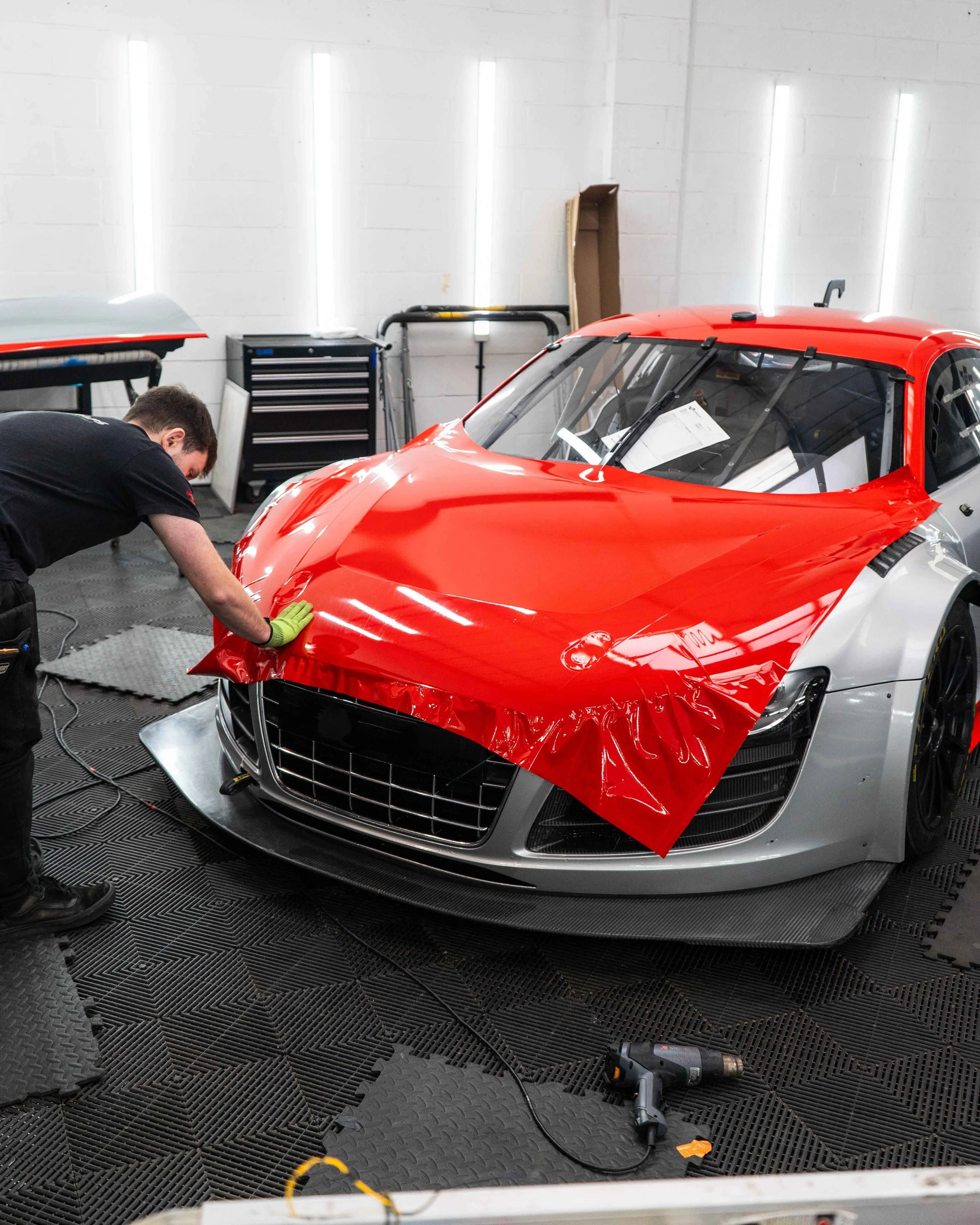 Audi R8 LMS Flying Lizard Racing Livery and Wrap