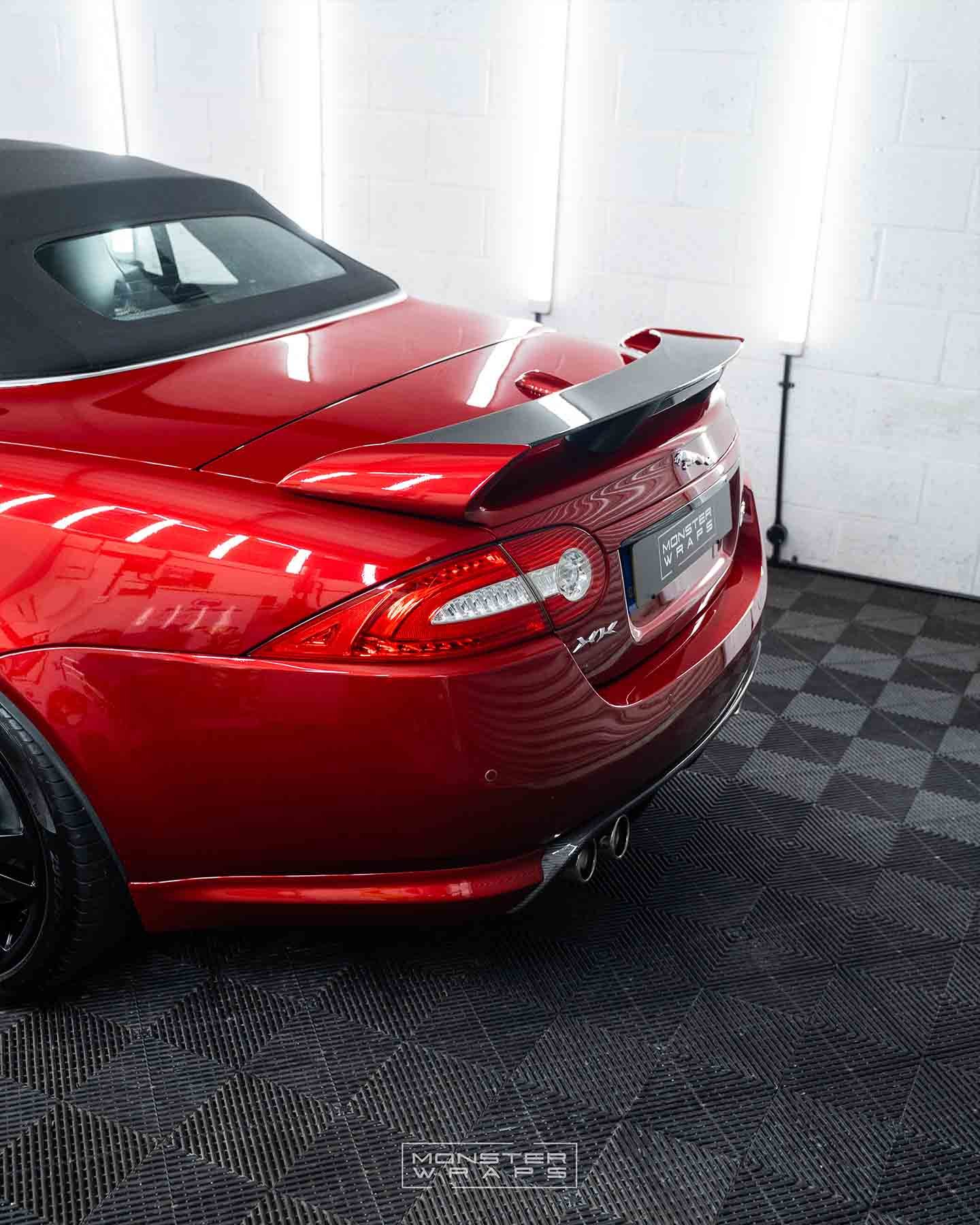 Jaguar XK-RS - Full Body PPF, Powder-coated Gloss Black Wheels, Candy Red Painted Calipers + Ceramic Coating - 4.jpg
