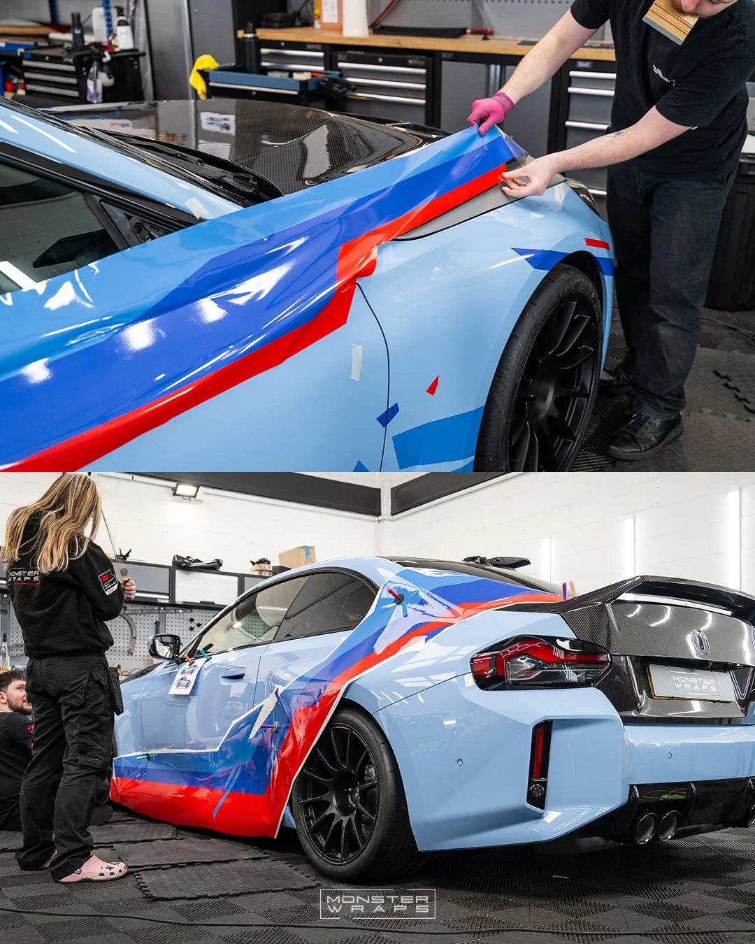 BMW M2 G87 M Performance custom designed printed livery