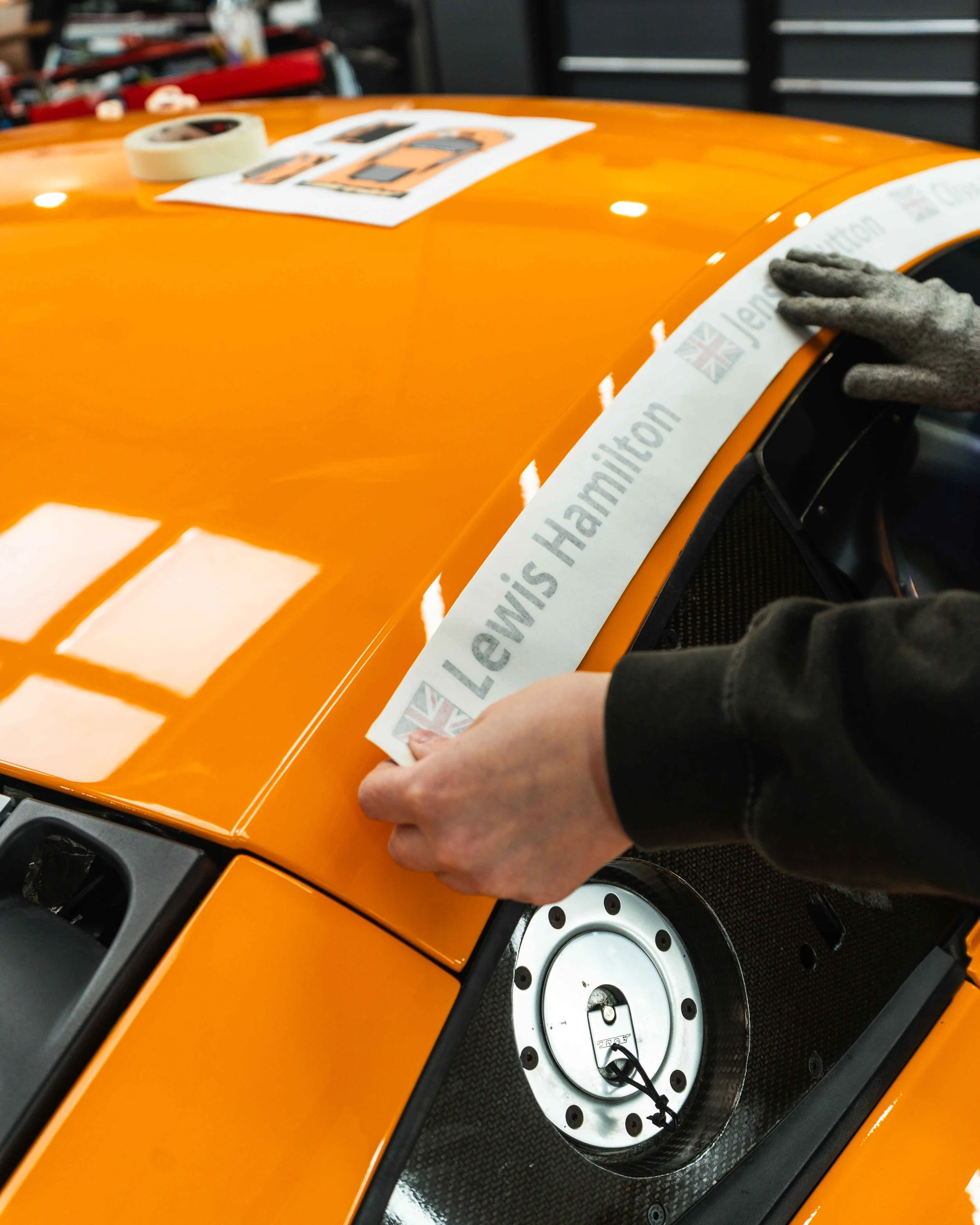 McLaren MP4-12C GT3 racing livery and front end Paint Protection