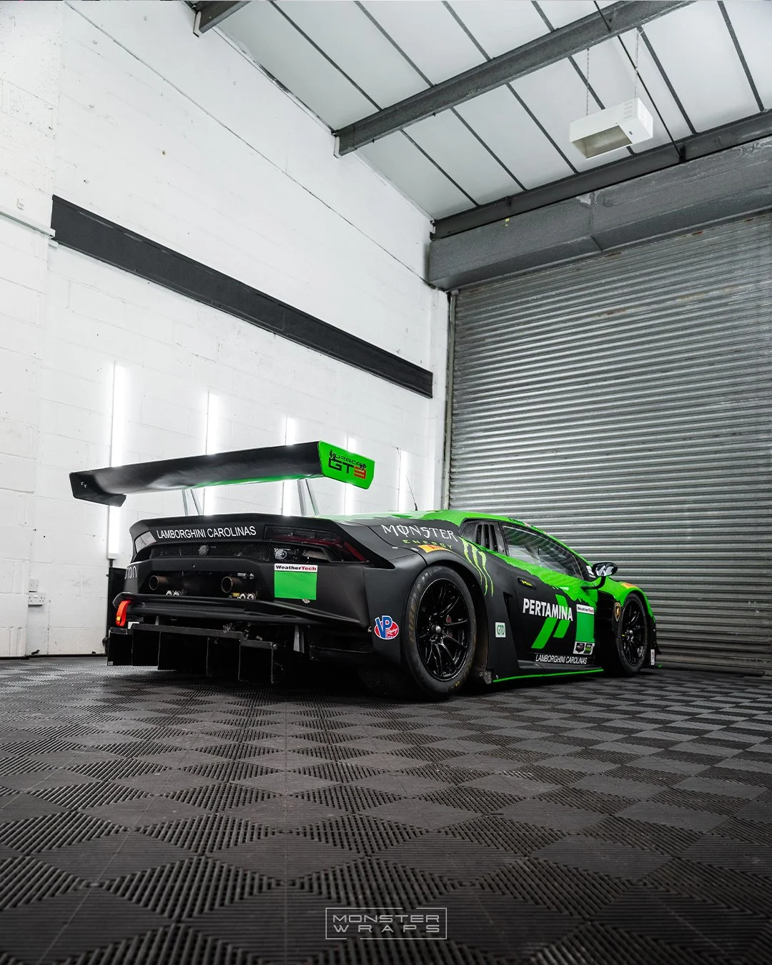 Lamborghini Huracan GT3 Pertamina racing livery wrap design