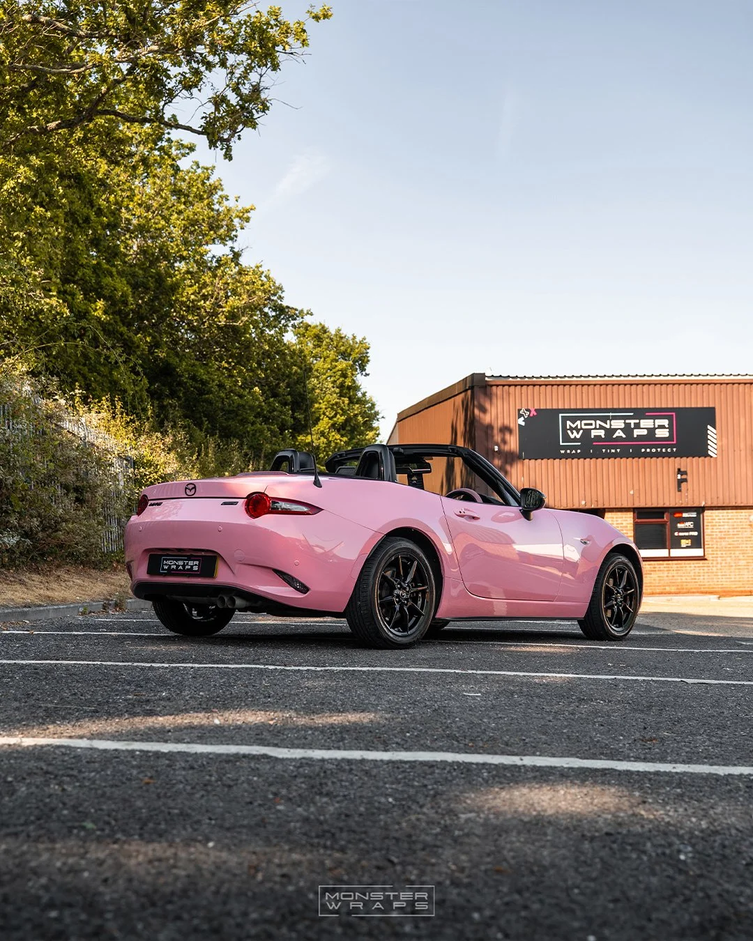 Mazda MX-5 MK4 full colour change vinyl wrap Teckwrap Gloss Chelsea Rose