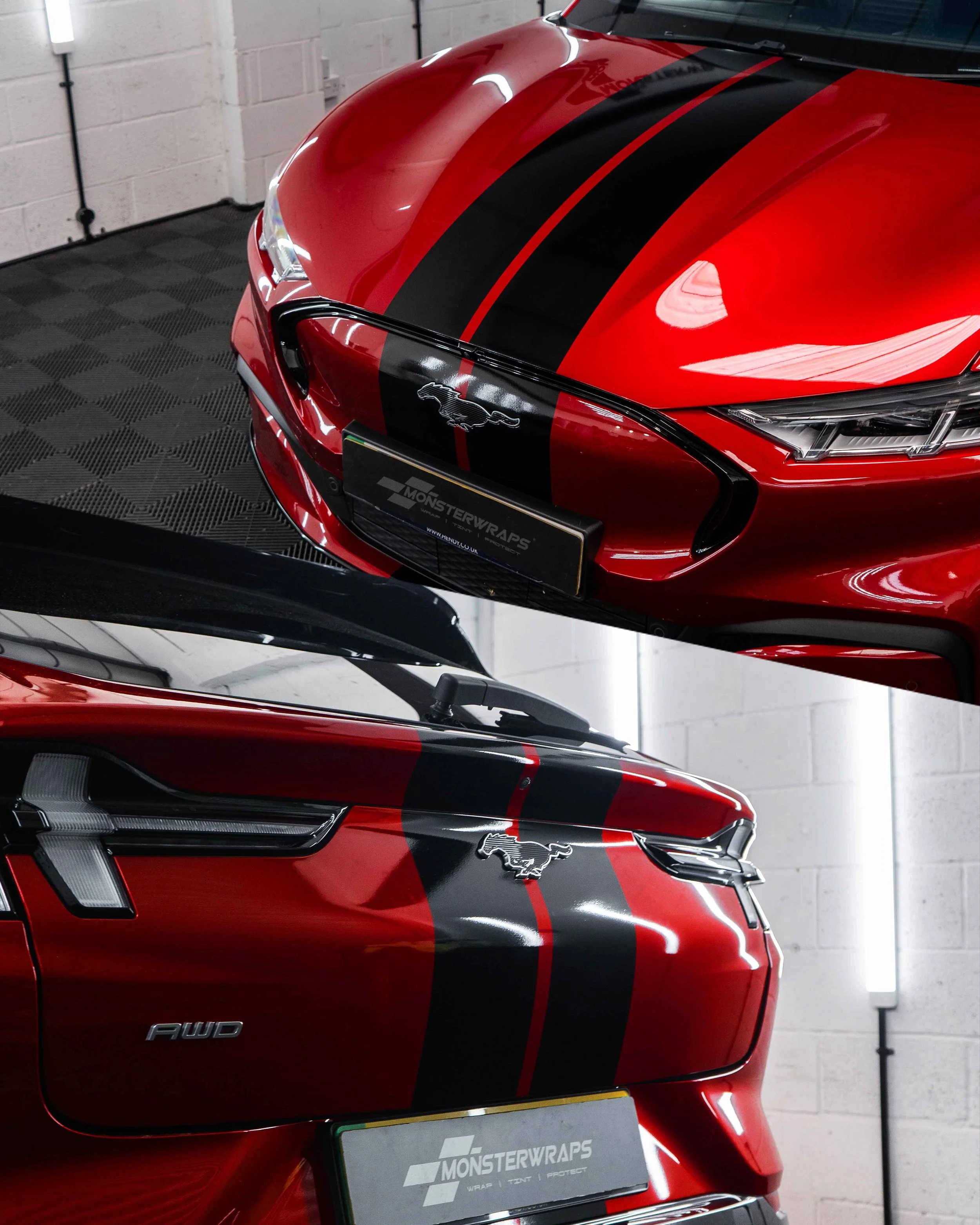 Ford Mustang Mach E - Gloss Black Viper Stripes - 1.jpg