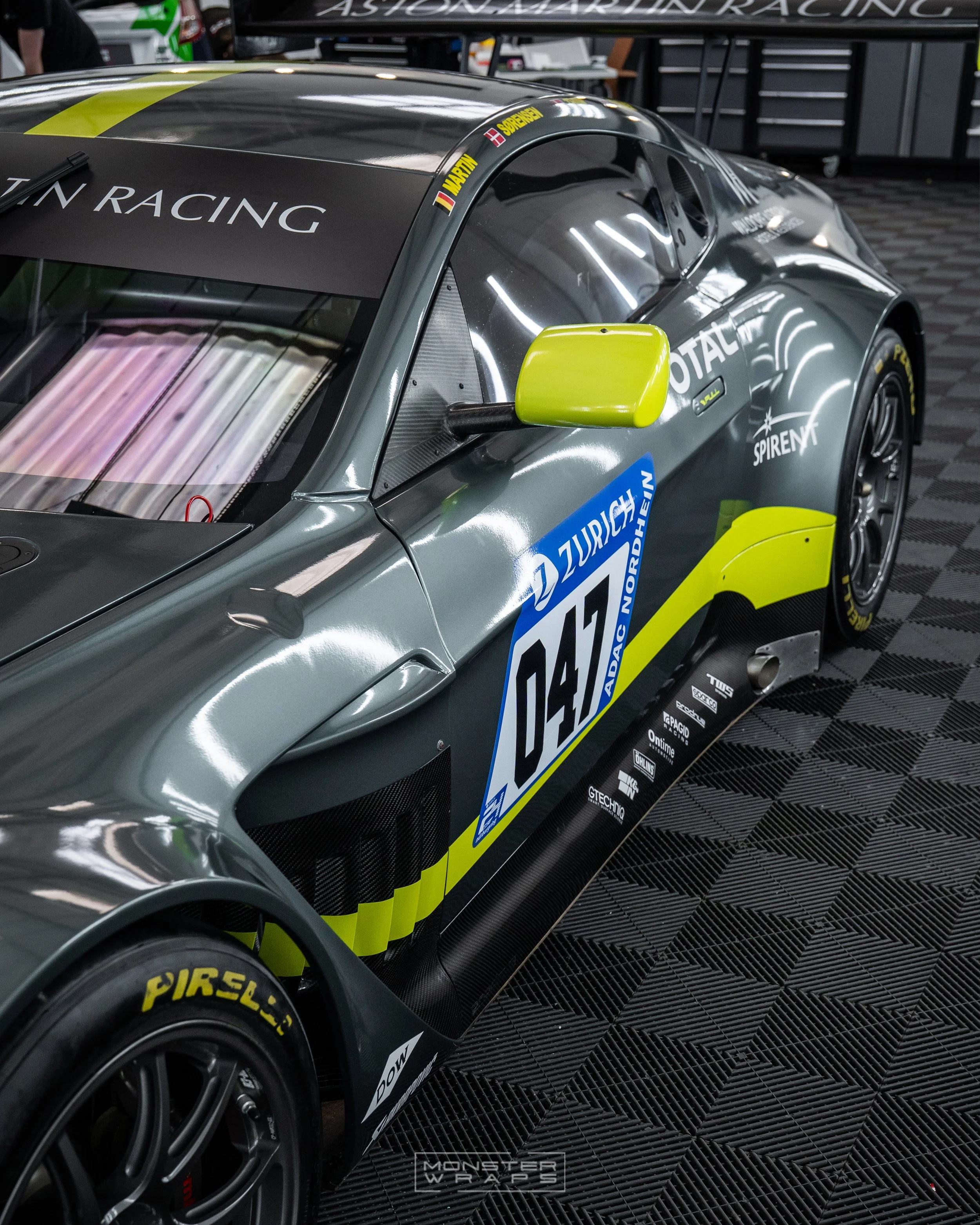 Aston Marting Racing Vantage GT3 race livery design