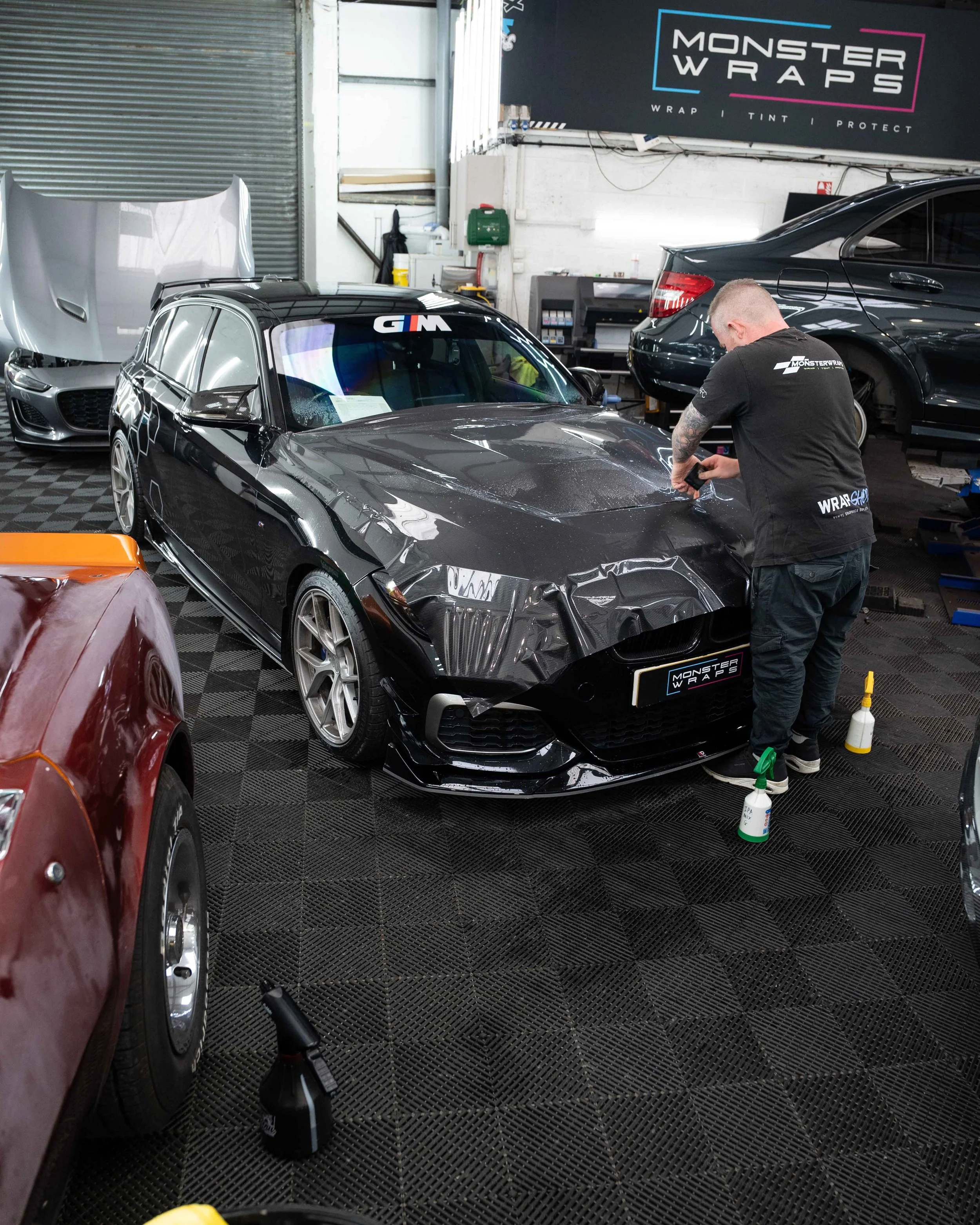 BMW M140i F20 - Carbon PPF Bonnet + Honeycomb RQ Graphics - 11.jpg
