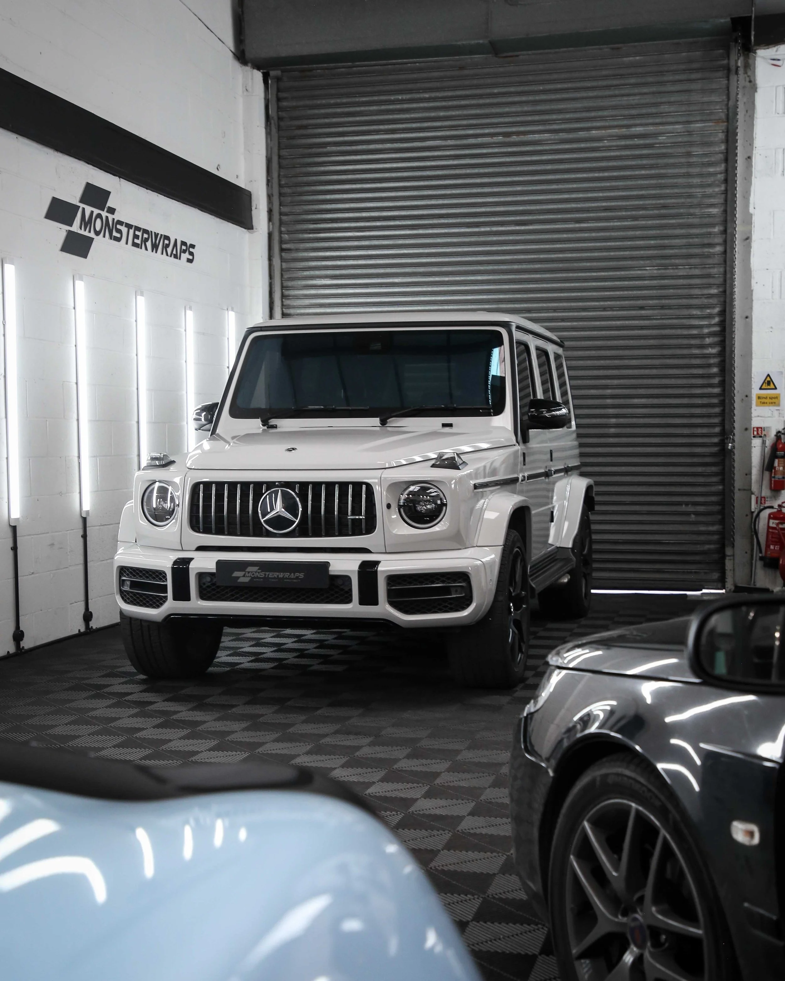 Mercedes AMG G Wagon G63 full colour change wrap in 3M gloss storm grey