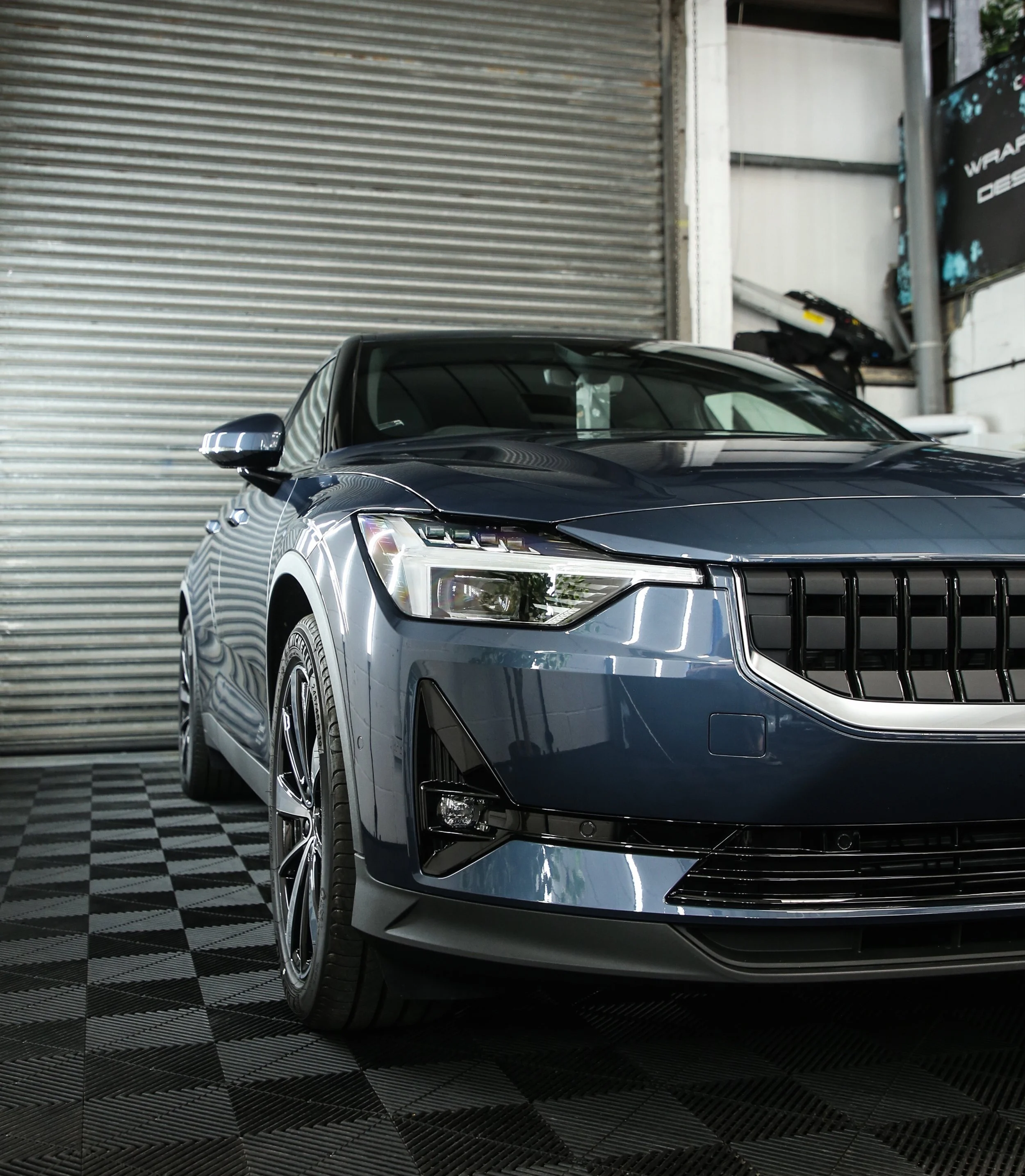 Polestar 2 fully protected with CeramicPRO