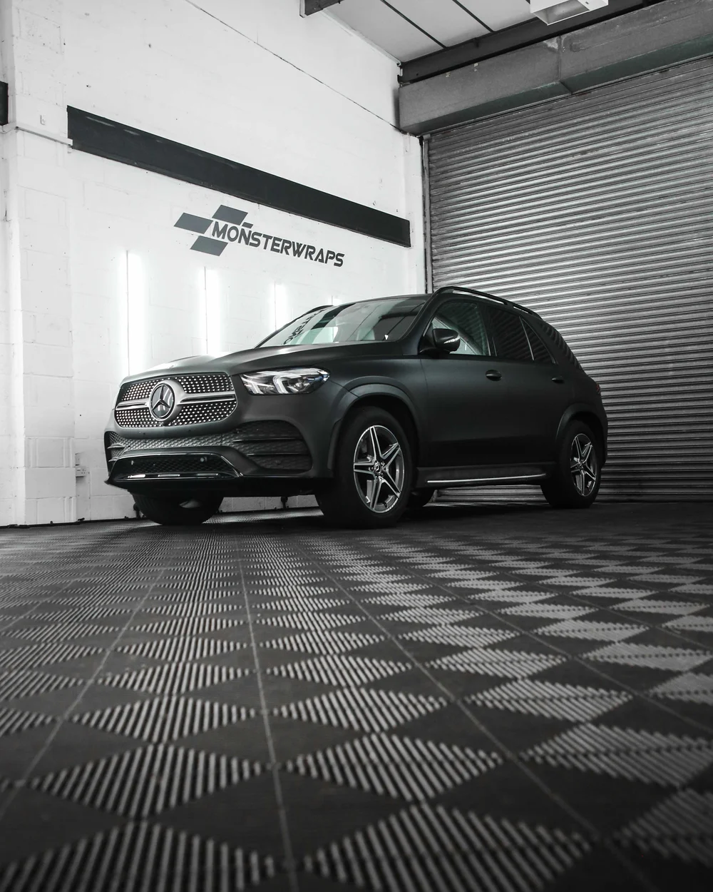 MERCEDES GLE WRAPPED IN 3M MATTE BLACK — Monsterwraps