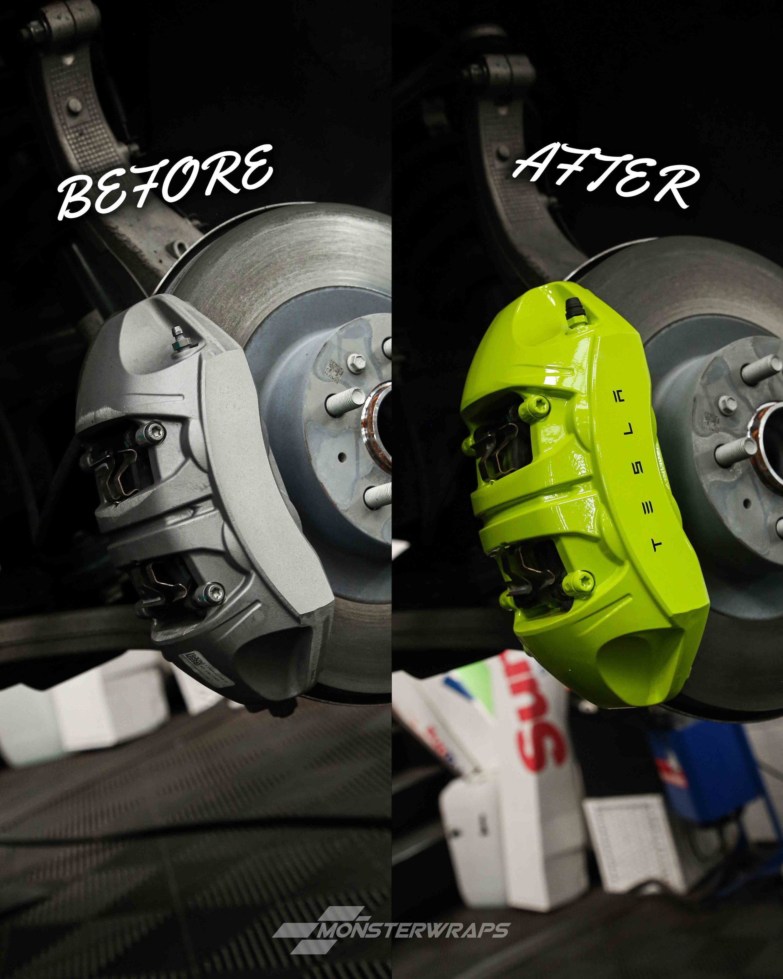 2K Caliper Paint For Porsche – ACIDGREEN 2M8 – Touch Up King Spray Max