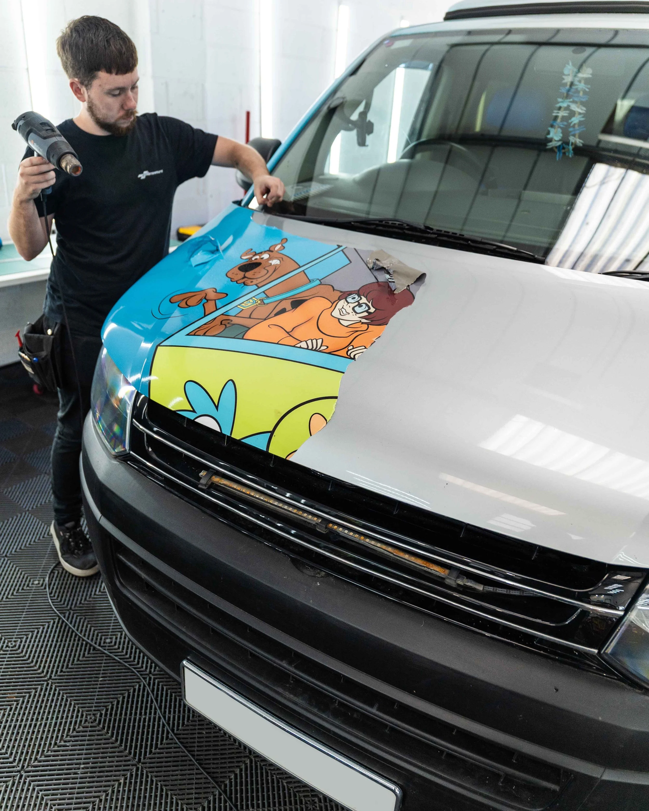 VW T5.1 LWB - Scooby Doo Bonnet Wrap - 3.jpg