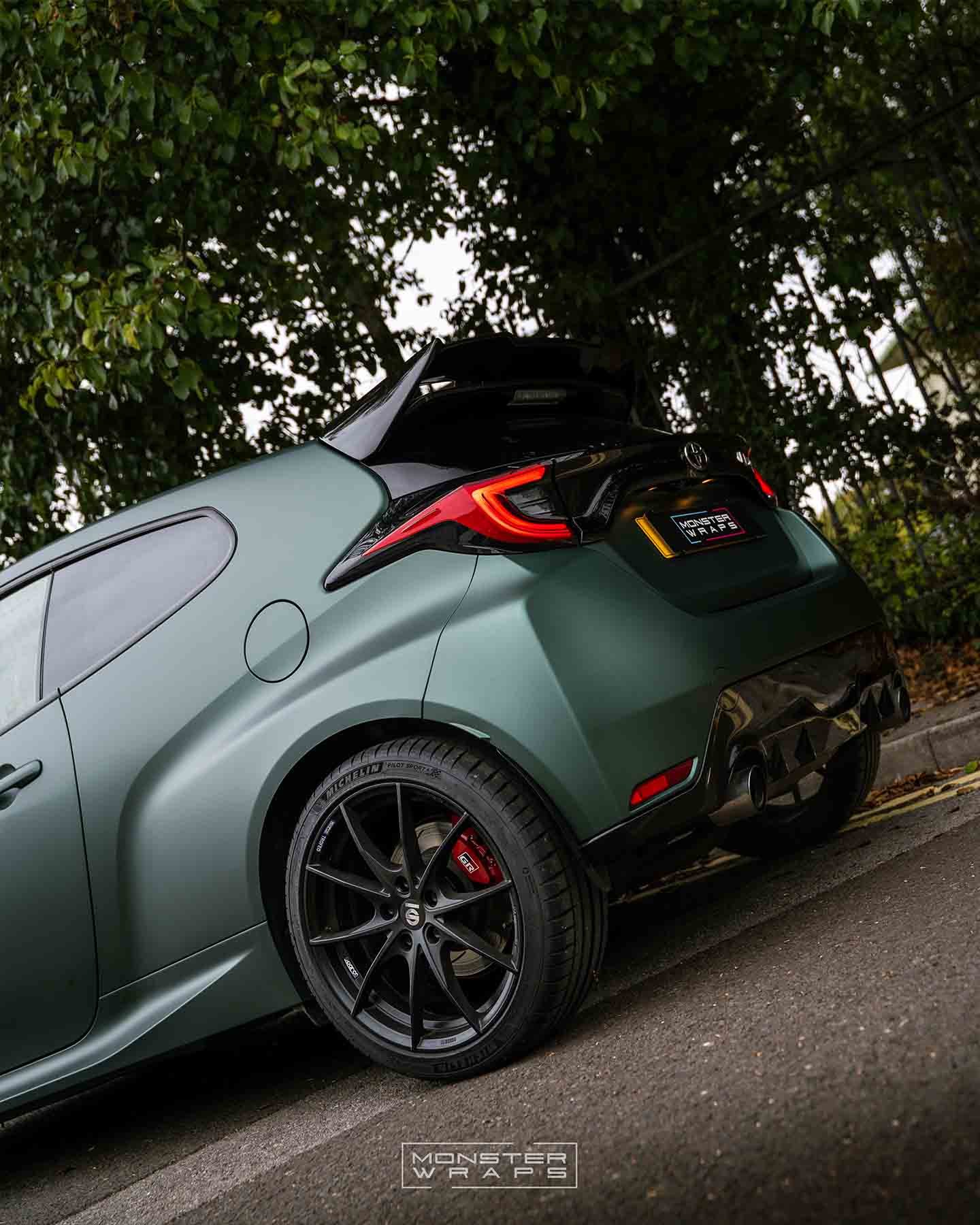 Toyota Yaris GR - 3M Matte Pine Green Metallic - 3.jpg