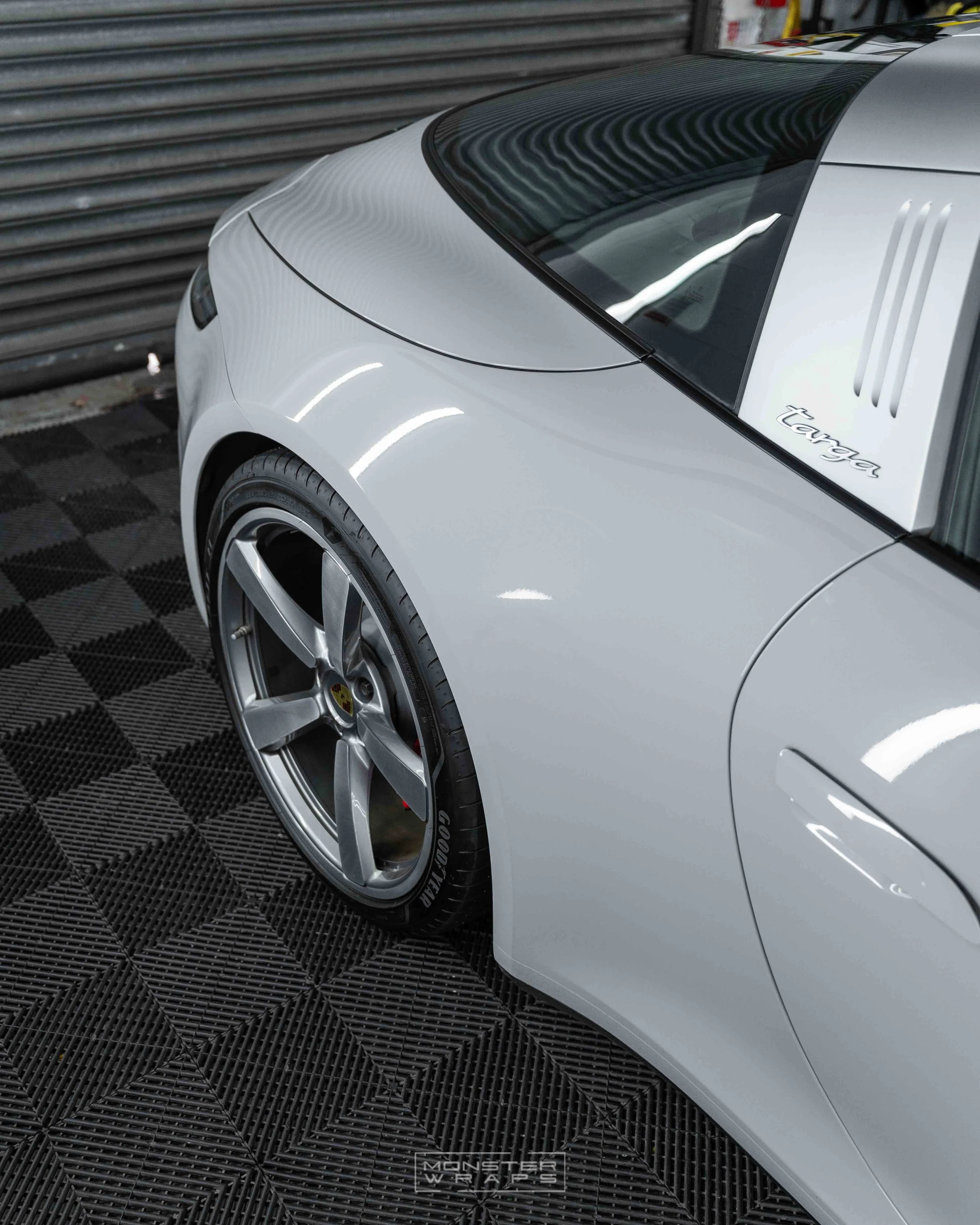 Porsche 992 911 Targa 4 S bonnet front bumper rear quarter splash guards headlight PPF Paint Protection Film