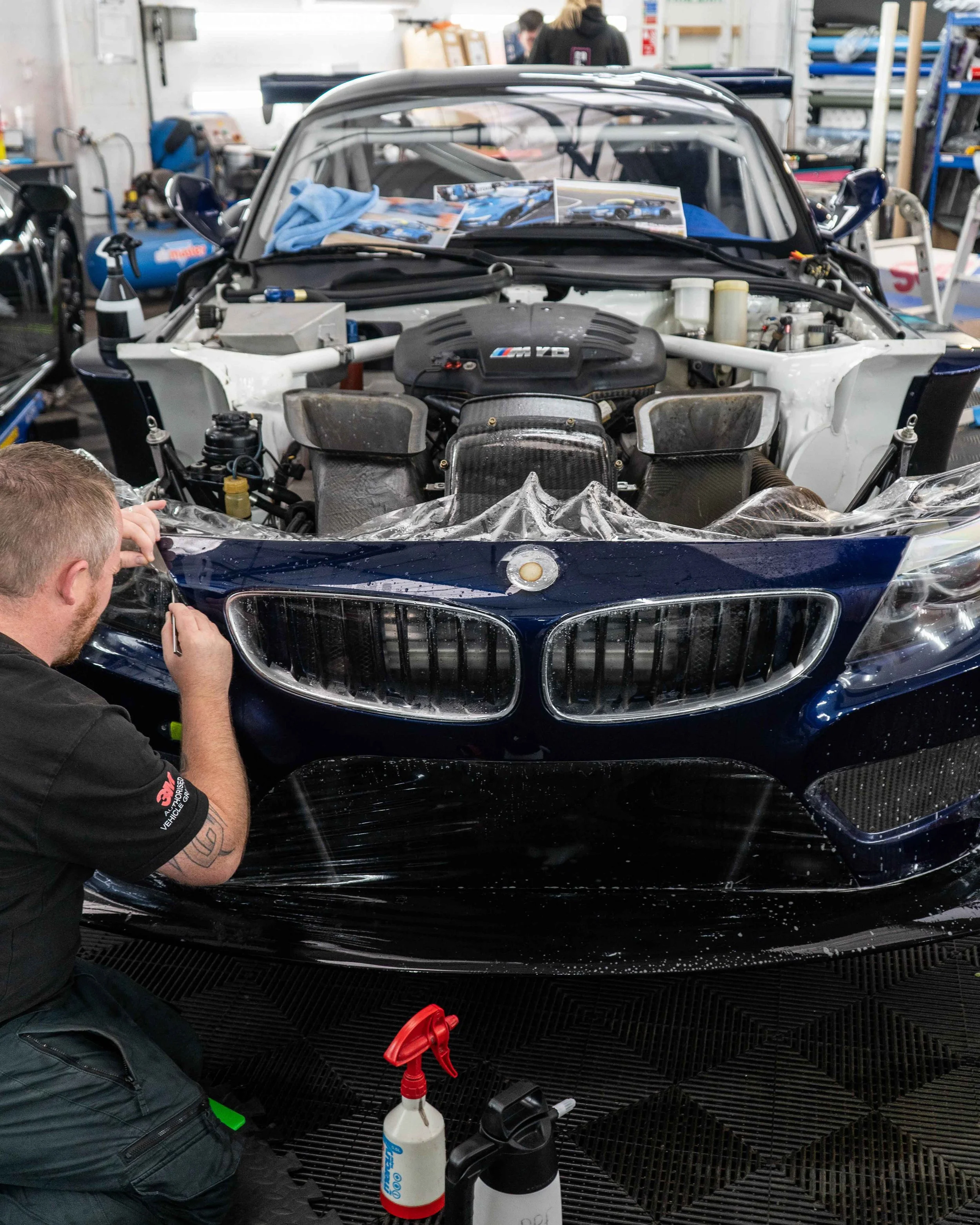 BMW Z4 GT3 Endless Racing Livery wrap and clear paint protection film