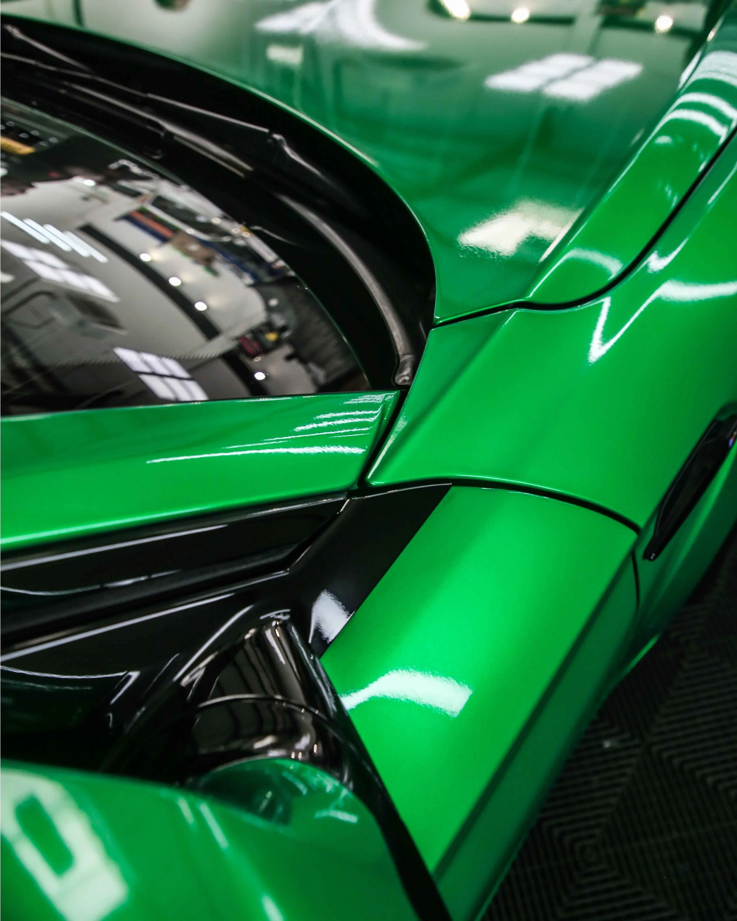 BMW M2 Competition F87 full colour change vinyl wrap in 3M Gloss Green Envy