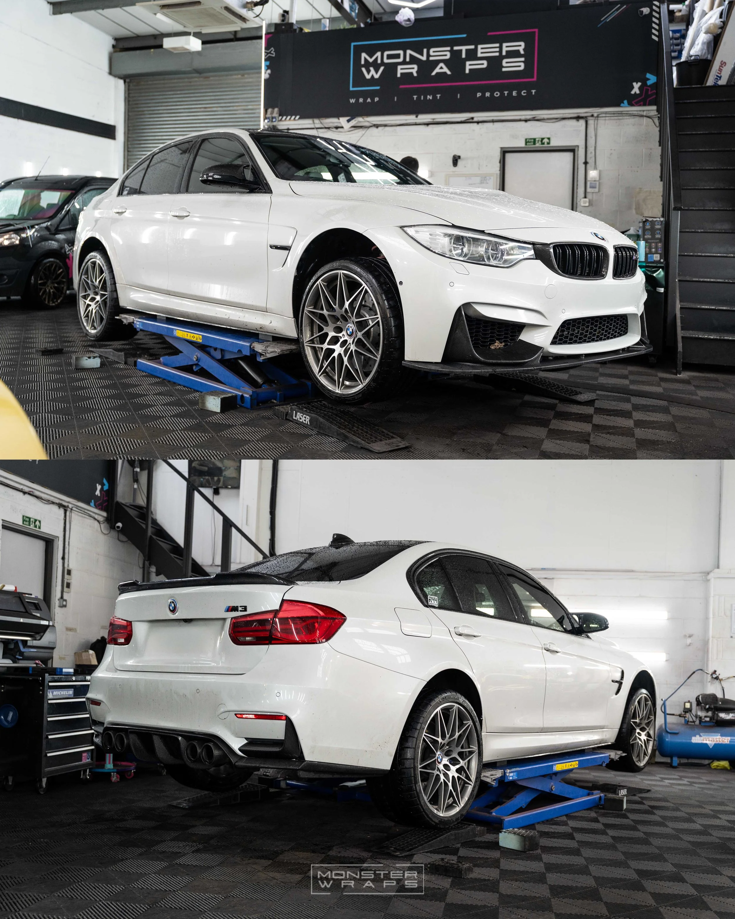 BMW M3 F80 competion full colour change vinyl wrap Arlon Gloss Sand Brown